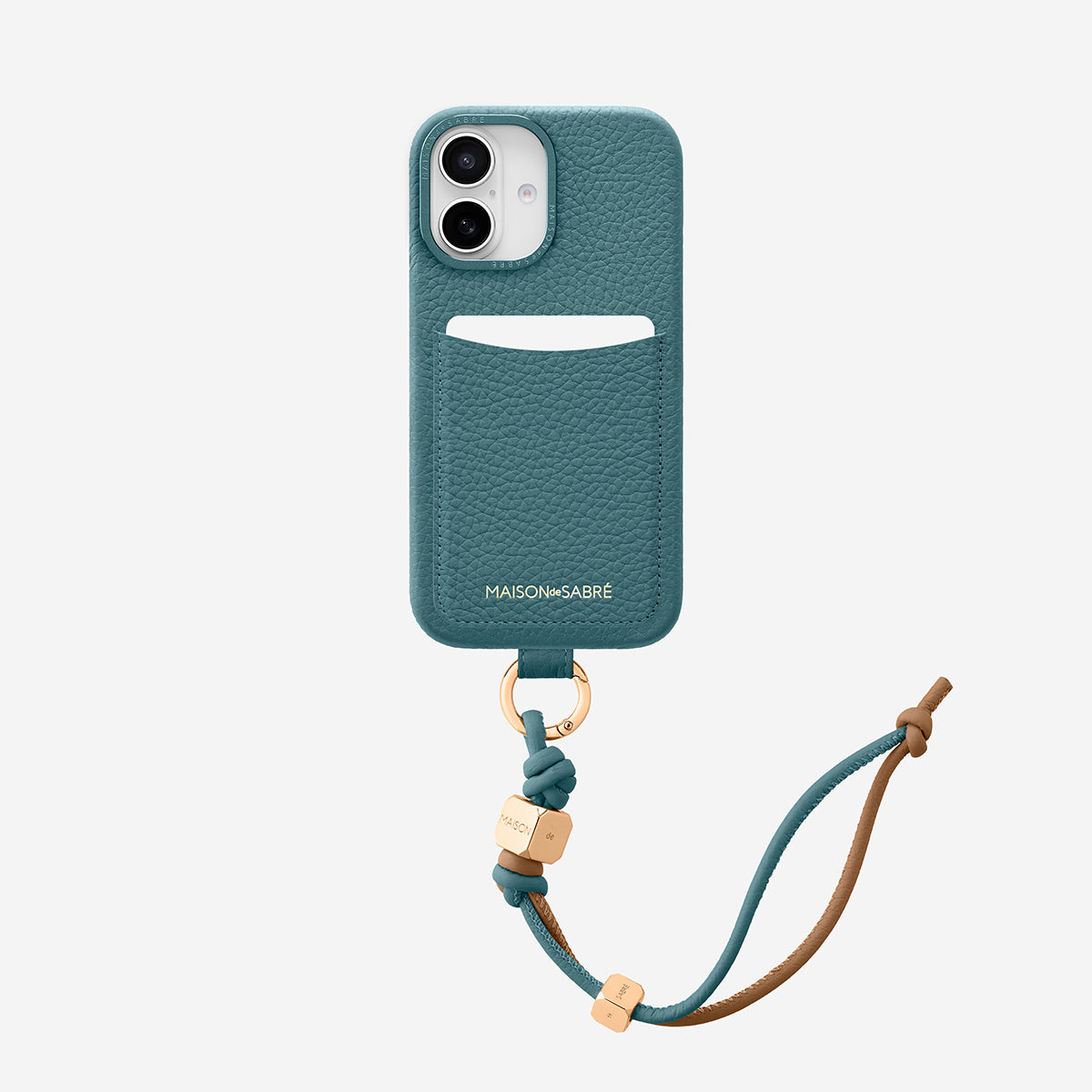 The Wristlet Phone Case iPhone 16 - Bondi Blue – MAISON de SABRÉ