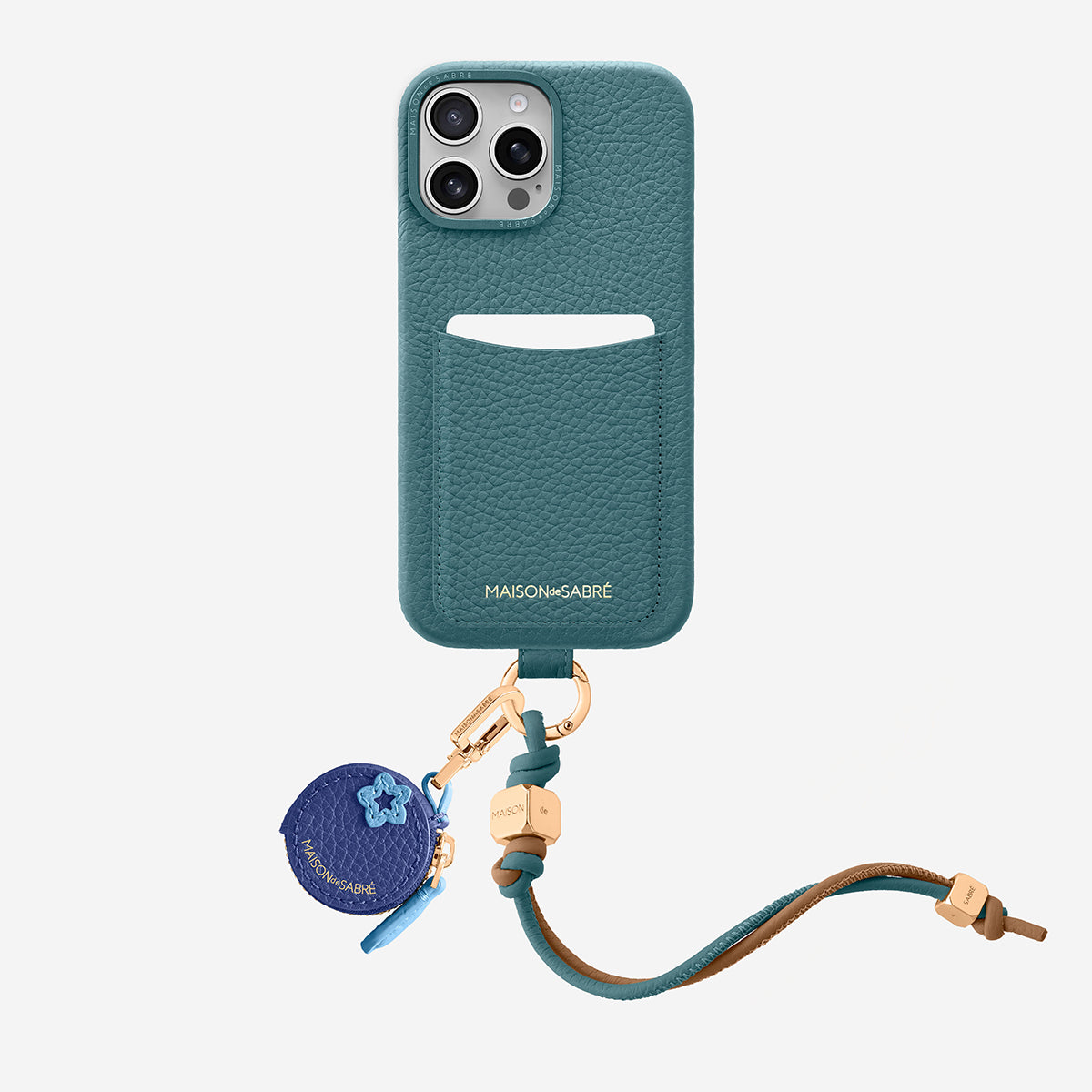 The Wristlet Phone Case iPhone 16 Pro Max - Bondi Blue