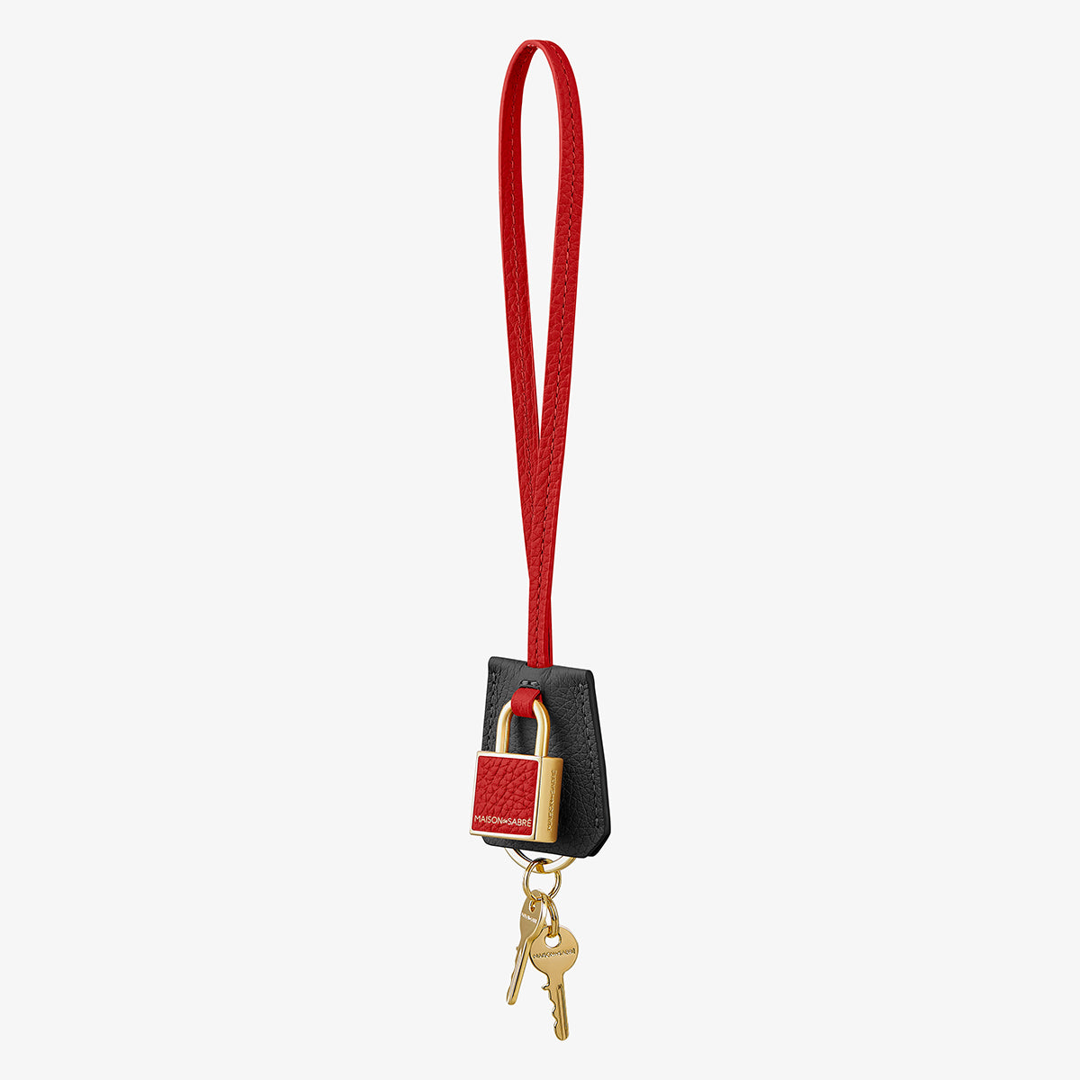 The SABRÉMOJI™ Padlock Charm - Rouge Noir