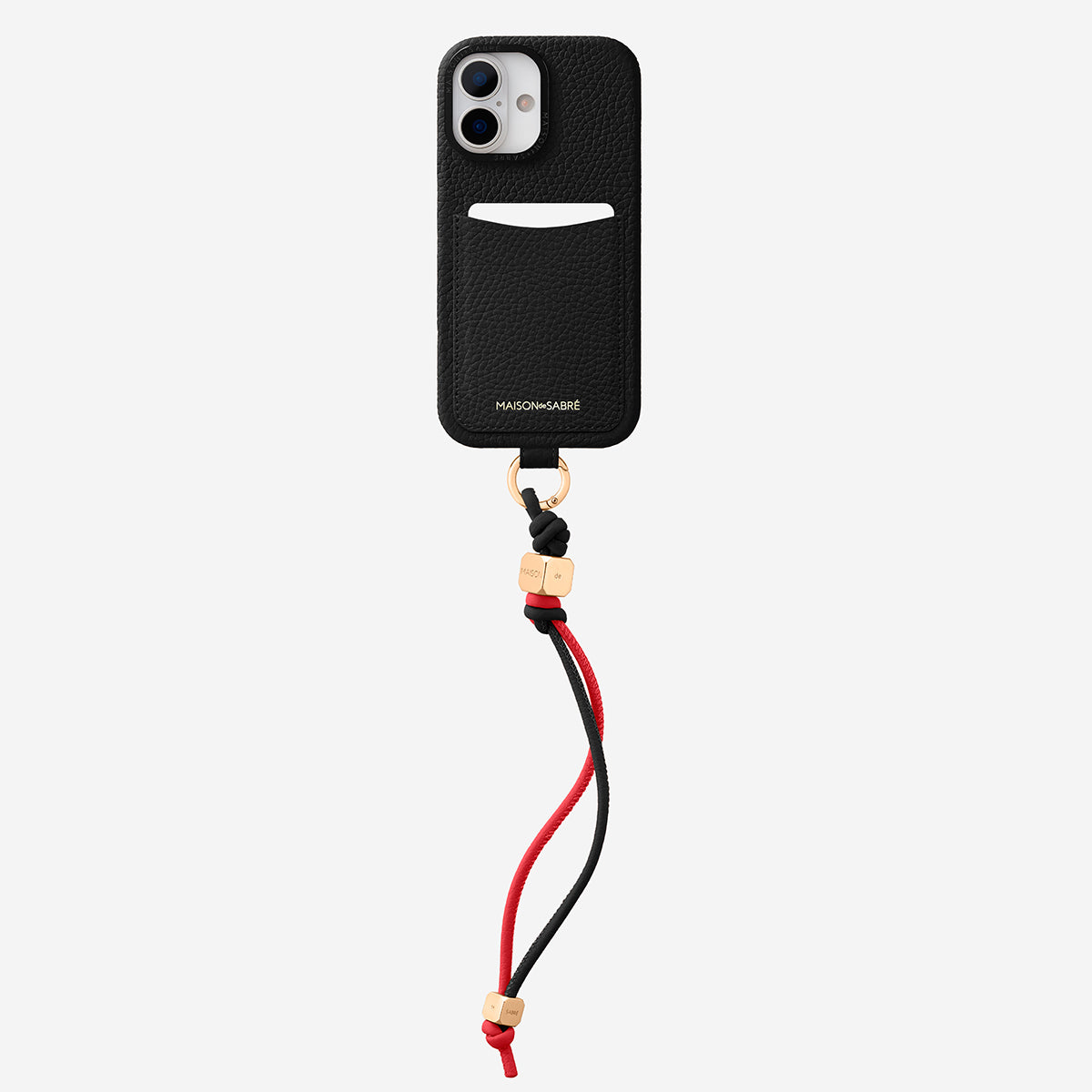 The Wristlet Phone Case iPhone 17 - Black Caviar