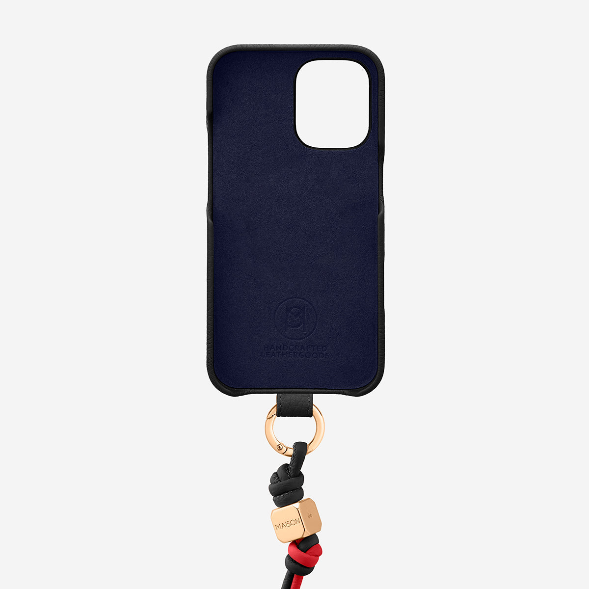 The Wristlet Phone Case iPhone 16 - Black Caviar