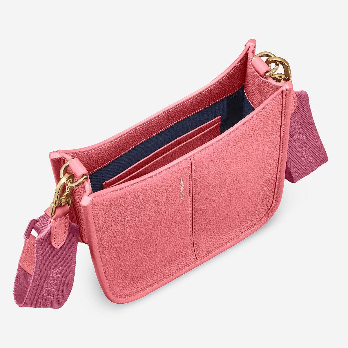 The Mini Moon Shoulder Bag - Candy Pink