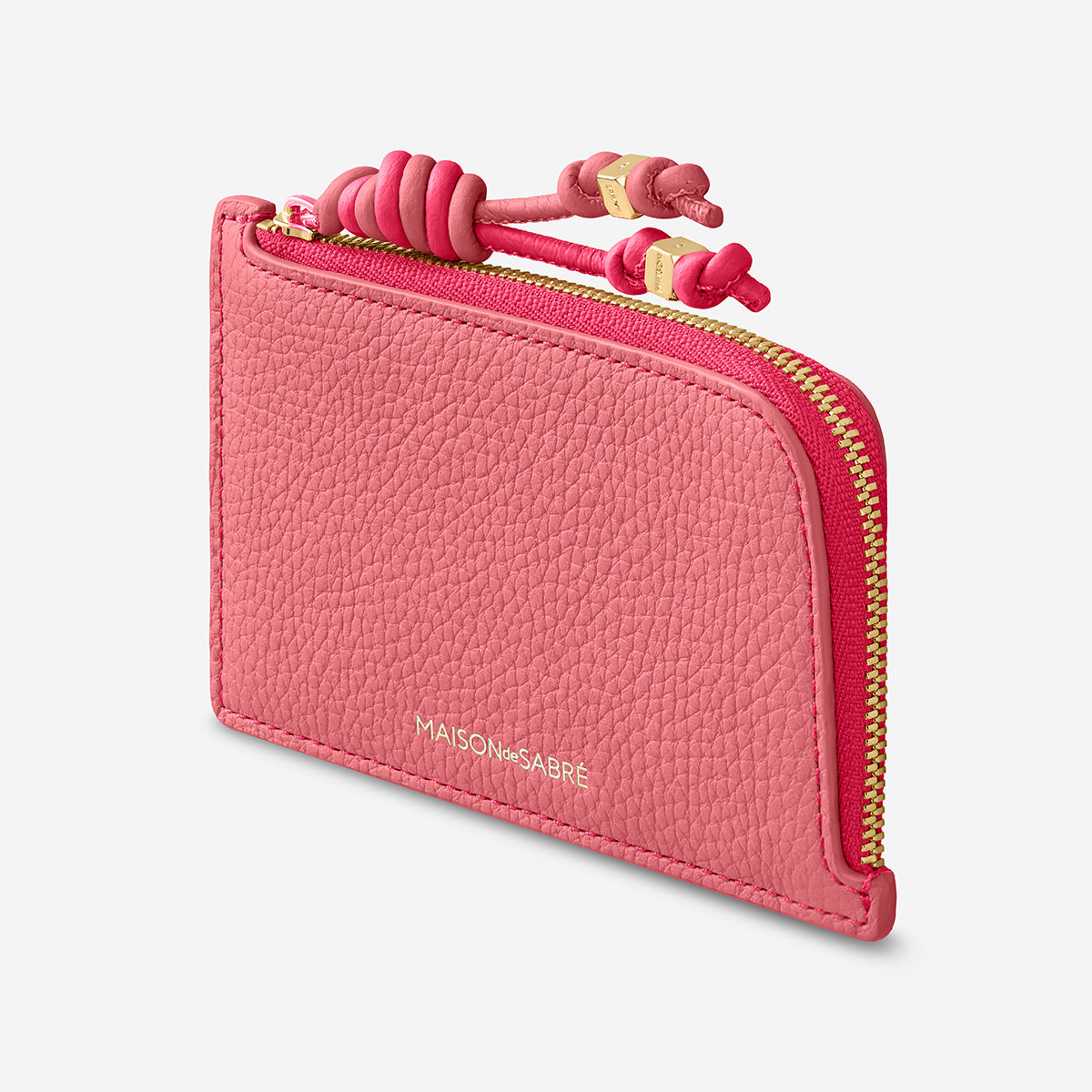 The Zip Card Holder - Candy Fuchsia