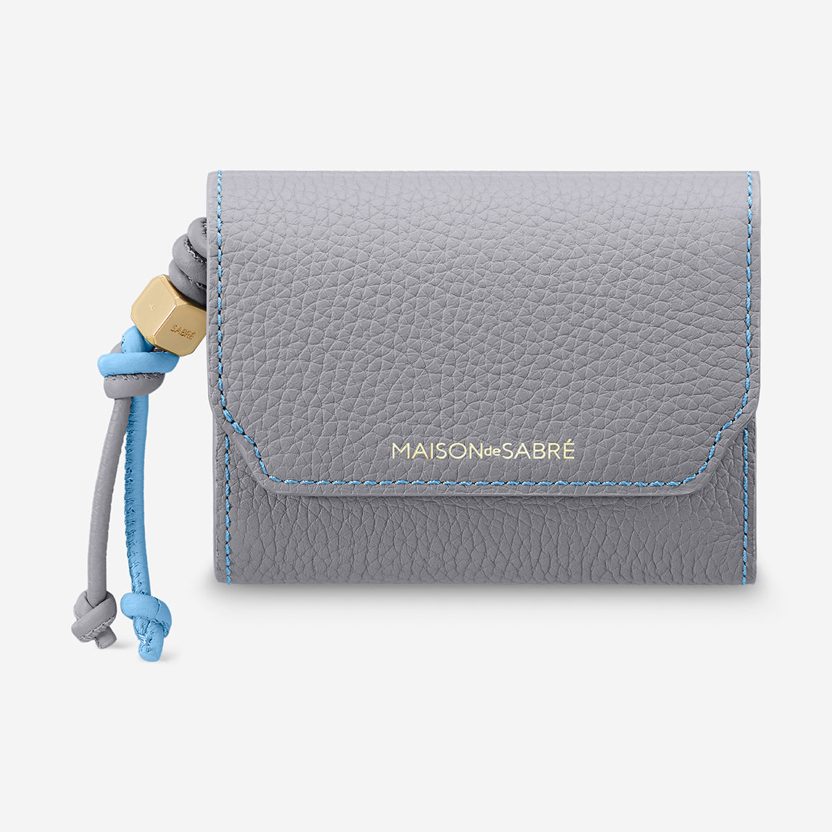The Trifold Wallet - Dove Sky – MAISON de SABRÉ