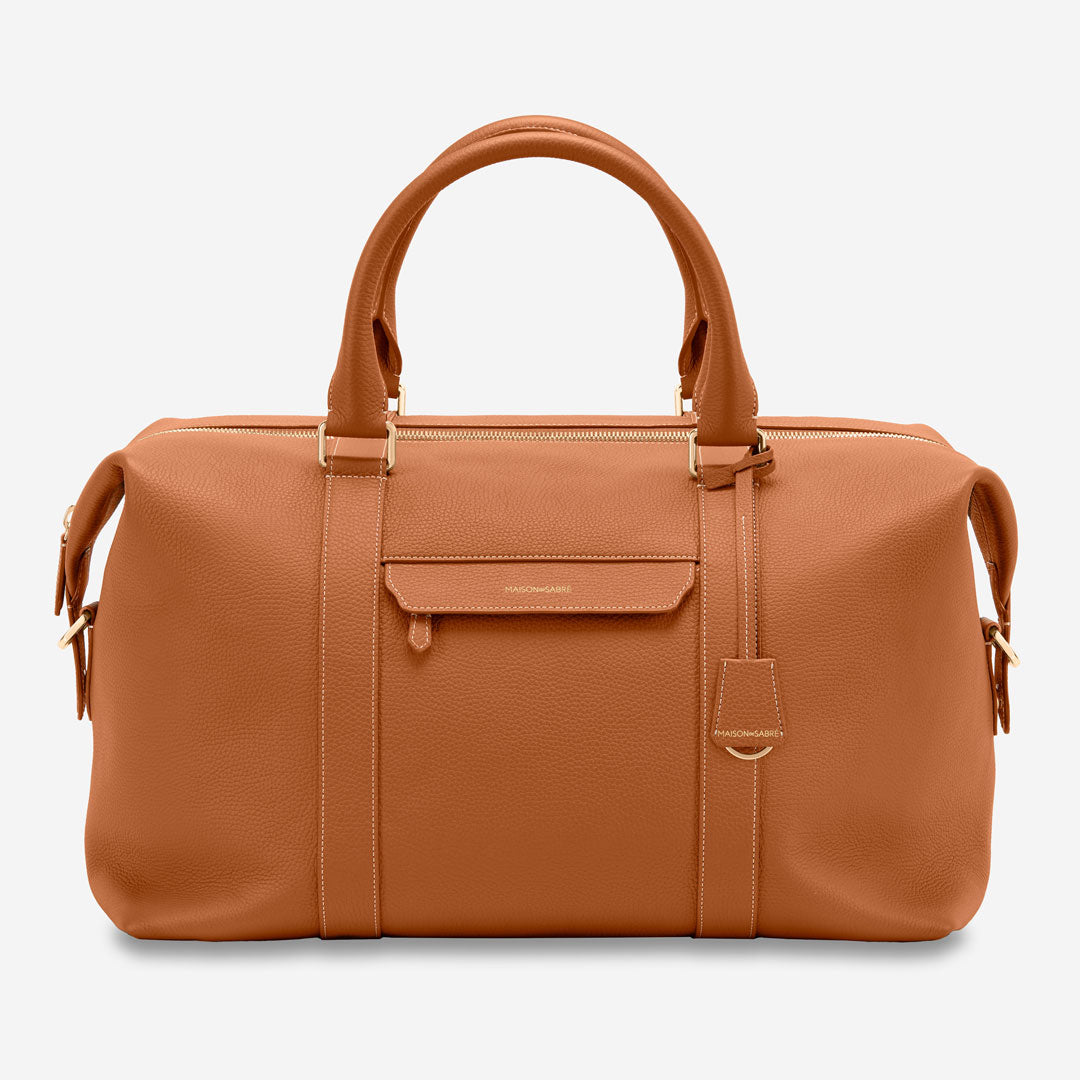 The Boston Bag - Pecan Brown – MAISON de SABRÉ