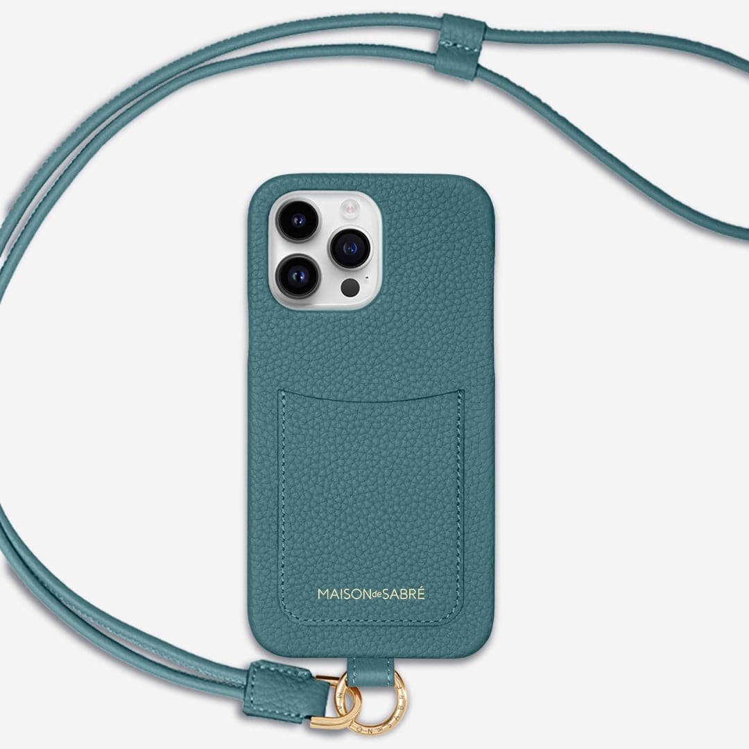 The Sling Phone Case iPhone 15 Pro Max Bondi Blue – MAISON de SABRÉ