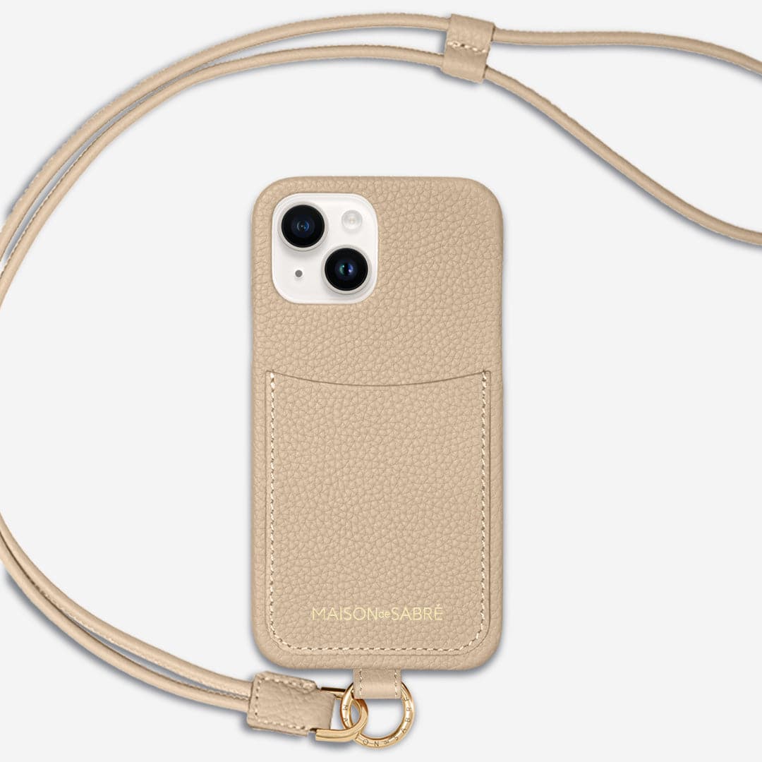 The Sling Phone Case iPhone 14 - Saharan Nude – MAISON de SABRÉ
