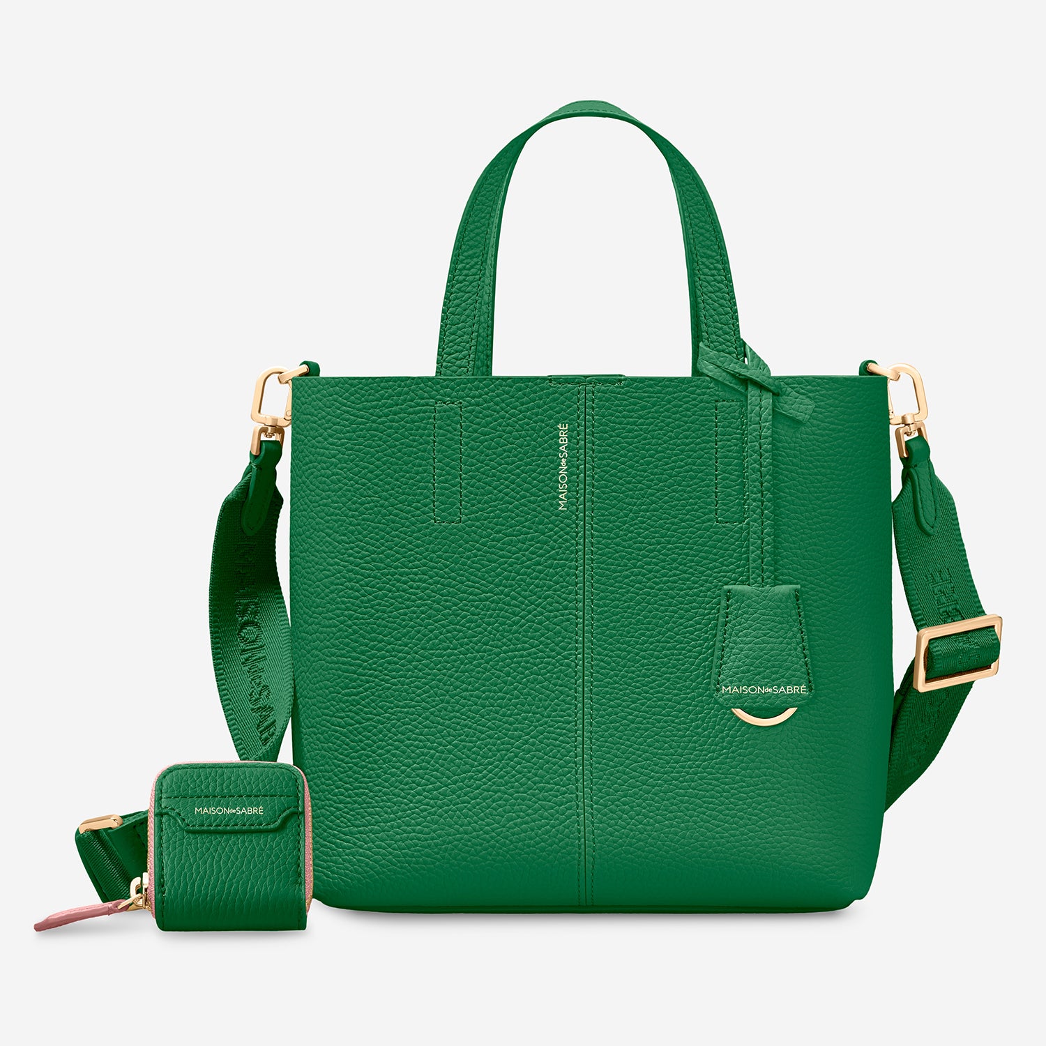 Small Soft Tote Duo - Emerald Lily – MAISON de SABRÉ