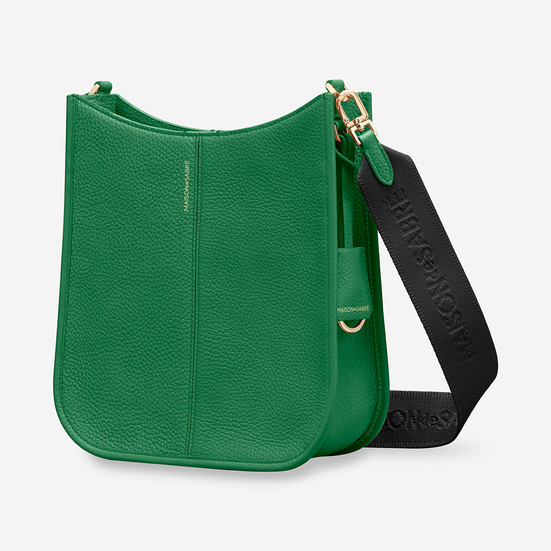 The Moon Shoulder Bag - Emerald Green