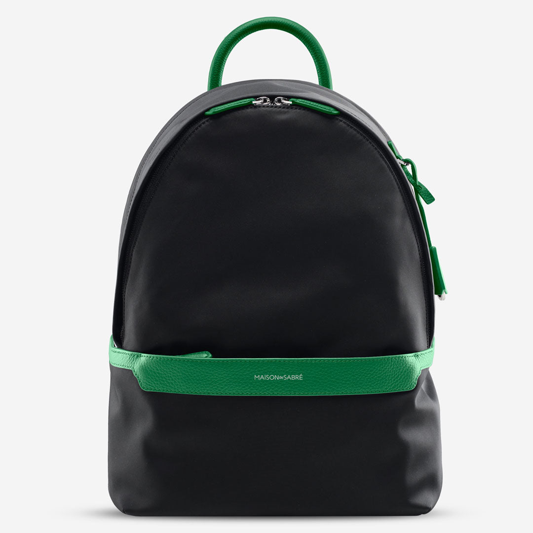 The Resilon™ Nylon Backpack - Emerald Green – MAISON de SABRÉ