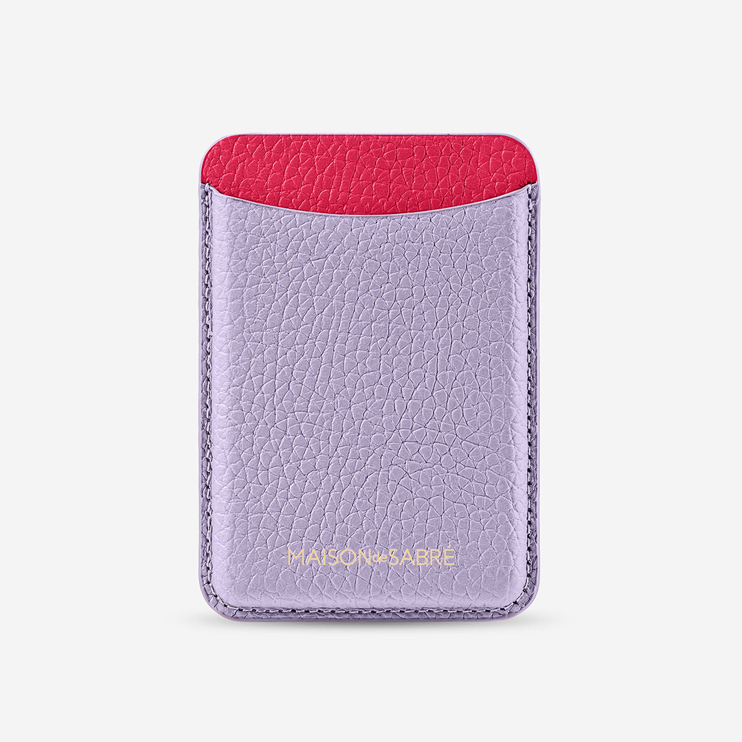 The MagSafe Wallet - Lavender Fuchsia – MAISON de SABRÉ The MagSafe Wallet - Lavender Fuchsia – MAISON de SABRÉ