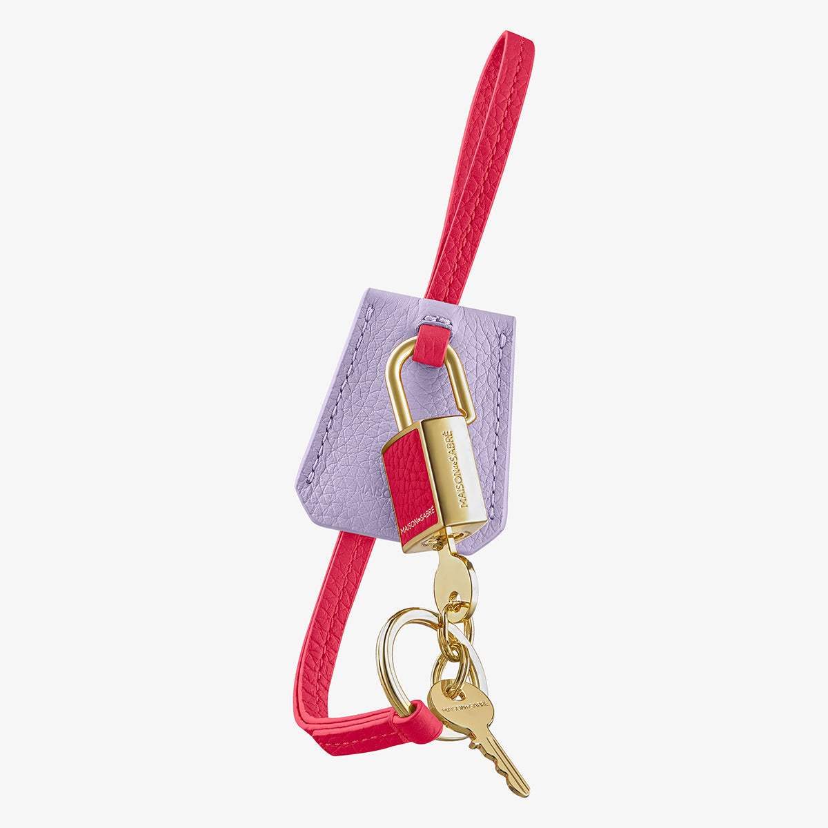 The SABRÉMOJI™ Padlock Charm - Fuchsia Lavender