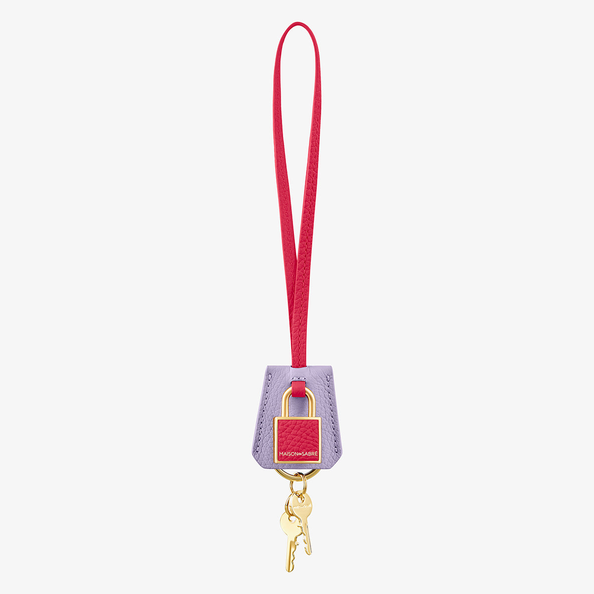 The SABRÉMOJI™ Padlock Charm - Fuchsia Lavender