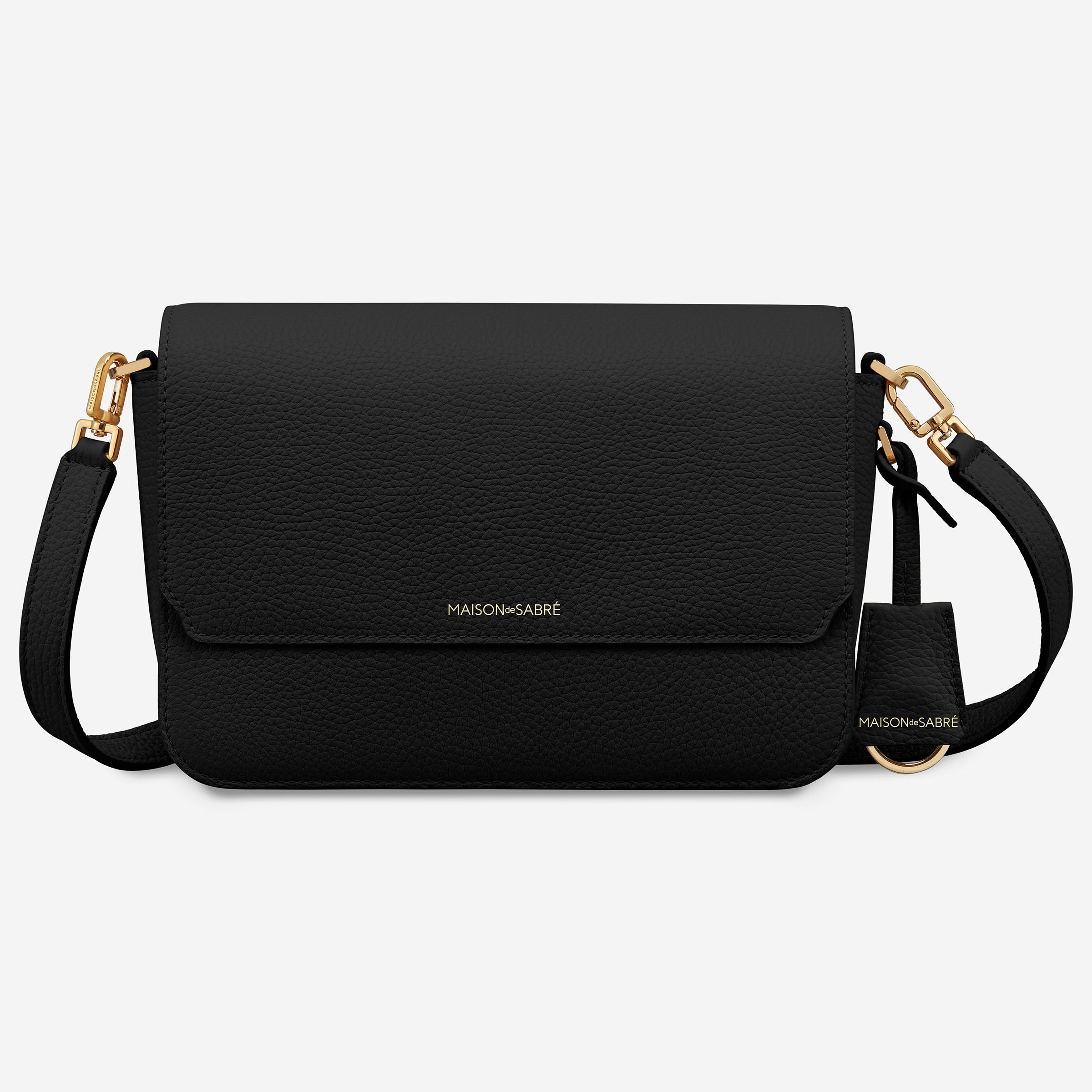 未使用保管品 黒 ブラックトランス アトランティック マップバッグ フラップ 革 MEDIUMFLAPBAG_BLACK.jpg?v=