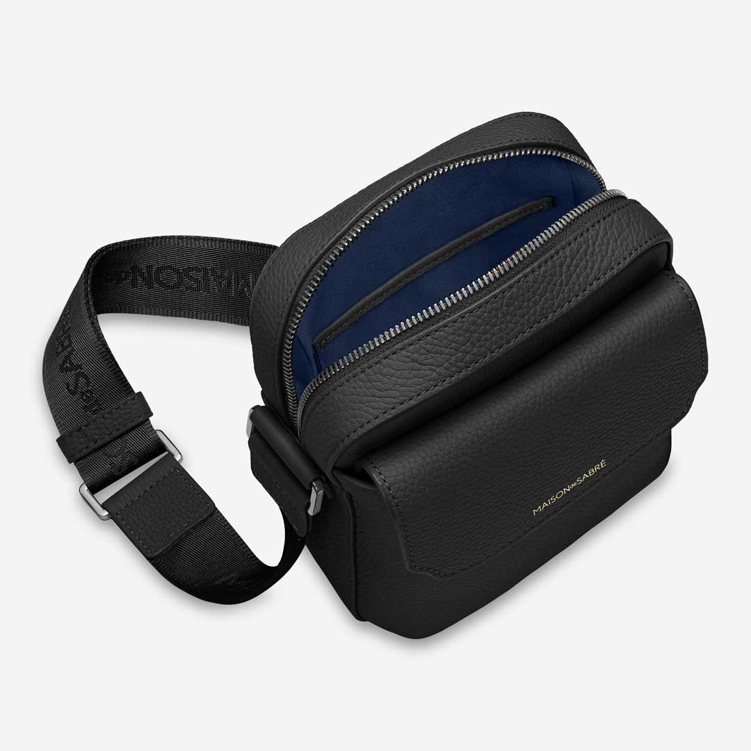 The Mini Shoulder Bag - Black Caviar