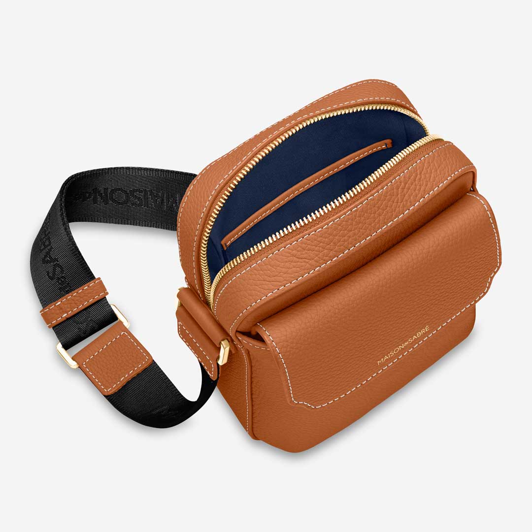 The Mini Shoulder Bag - Pecan Brown