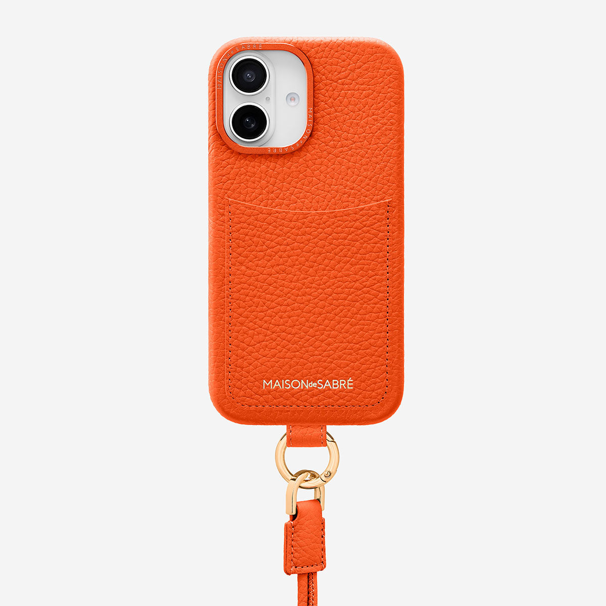 The Sling Phone Case iPhone 16 - Manhattan Orange – MAISON de SABRÉ