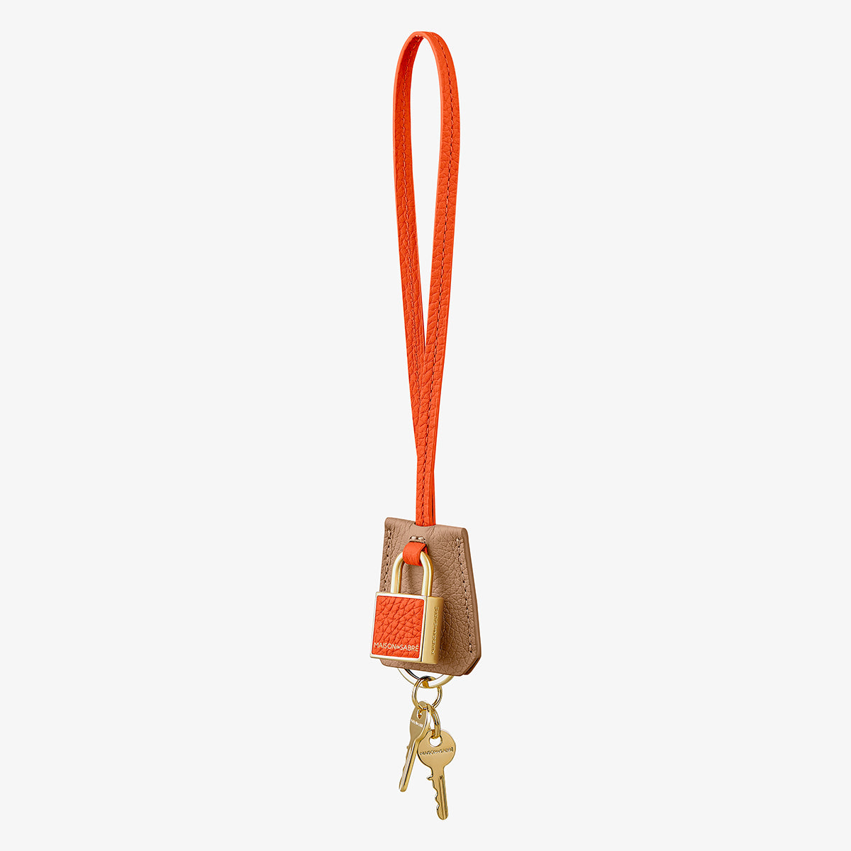 The SABRÉMOJI™ Padlock Charm - Manhattan Sandstone