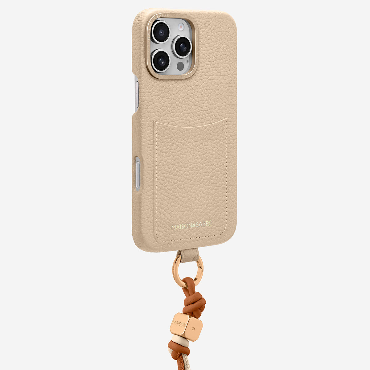 The Wristlet Phone Case iPhone 16 Pro Max - Saharan Nude