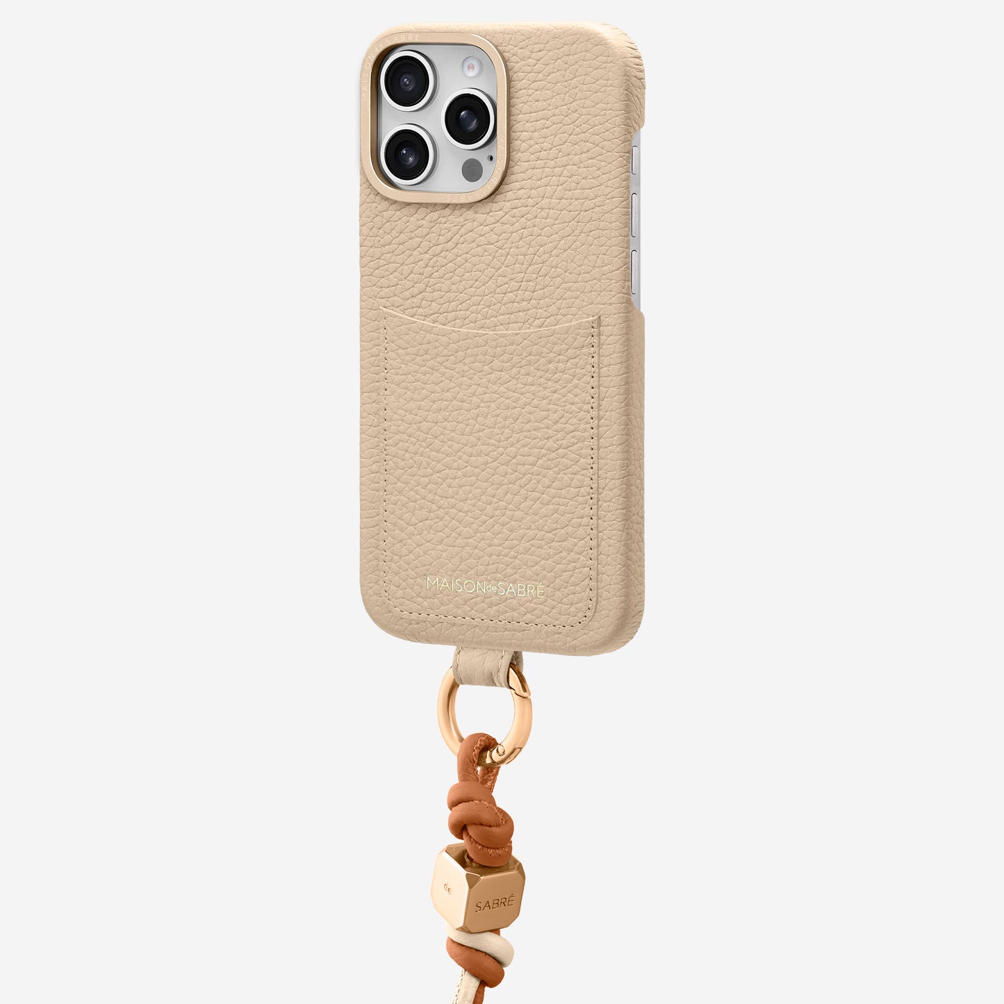 The Wristlet Phone Case iPhone 16 Pro Max - Saharan Nude