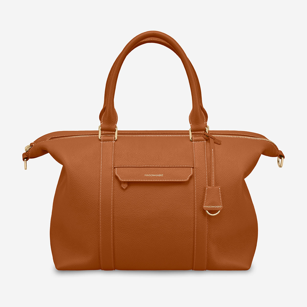 The Travel Tote - Pecan Brown – MAISON de SABRÉ