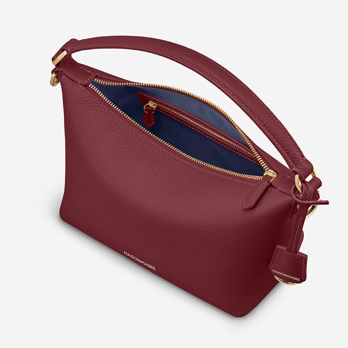 The Small Soft Hobo - Plum Red