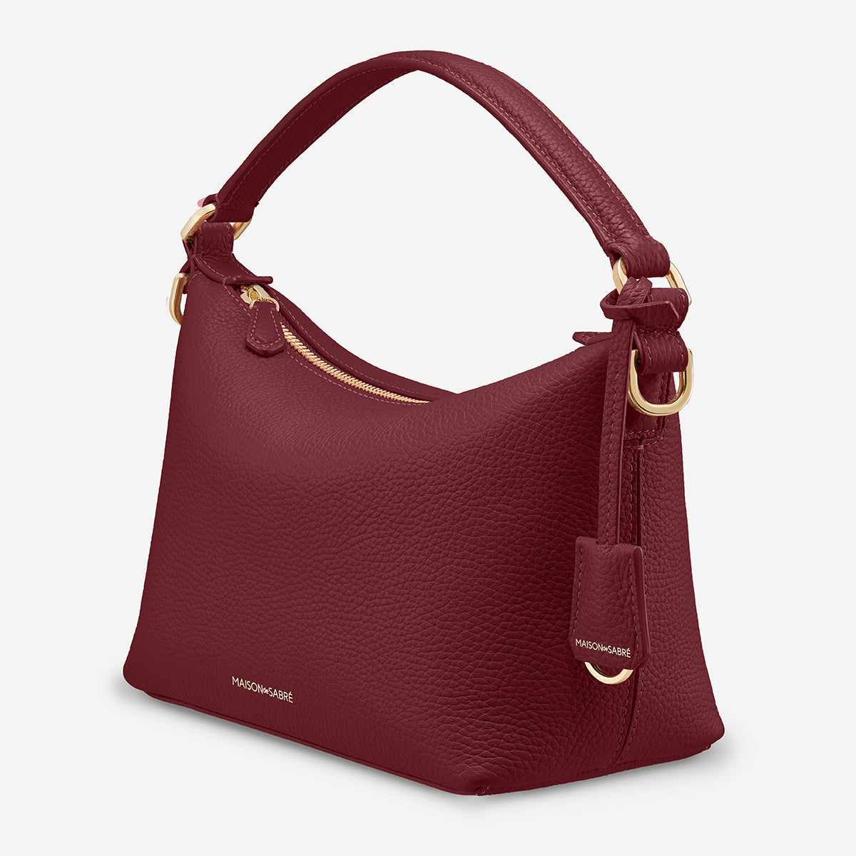 The Small Soft Hobo - Plum Red