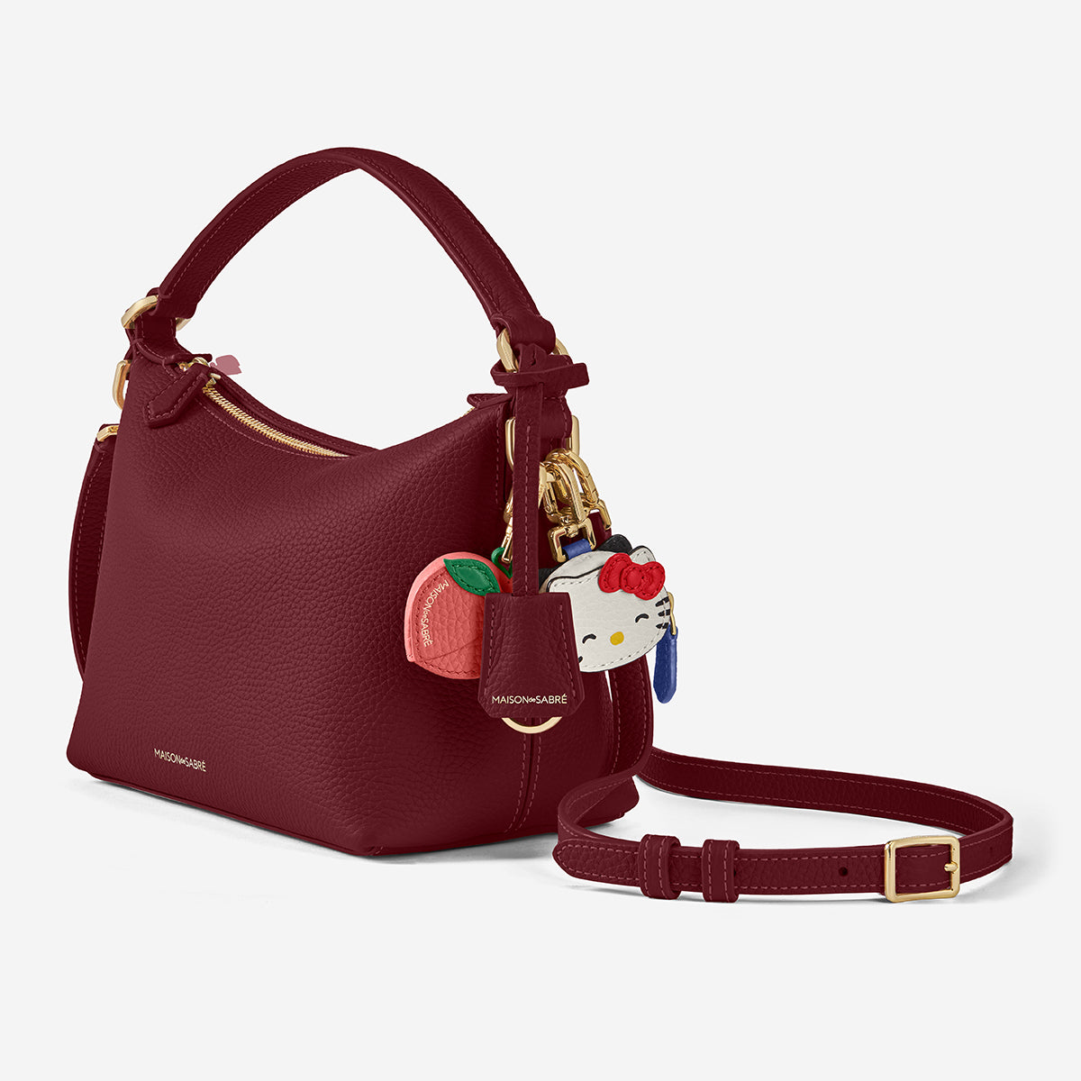 The Small Soft Hobo - Plum Red