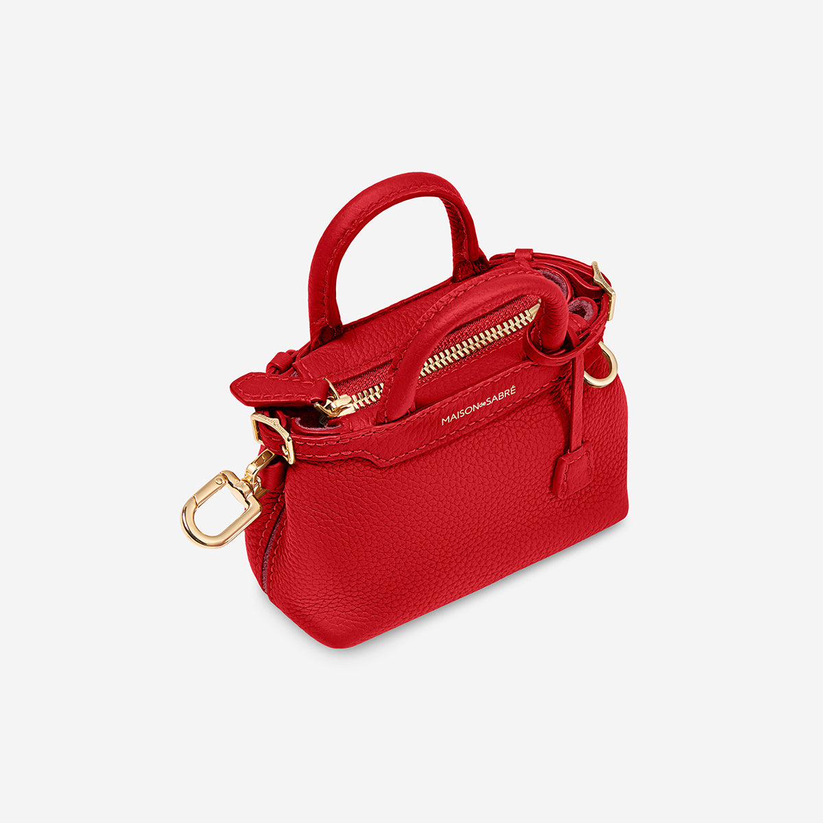 The SABRÉMOJI™ Petite Palais Charm - Pomegranate Red