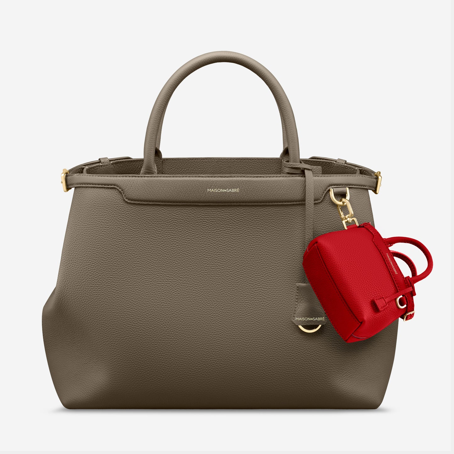 The SABRÉMOJI™ Petite Palais Charm - Pomegranate Red