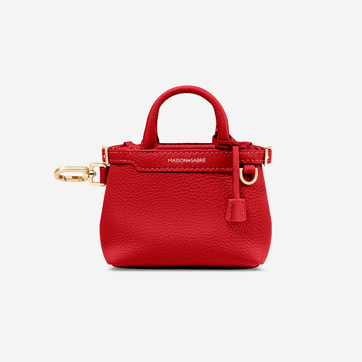 The SABRÉMOJI™ Petite Palais Charm - Pomegranate Red