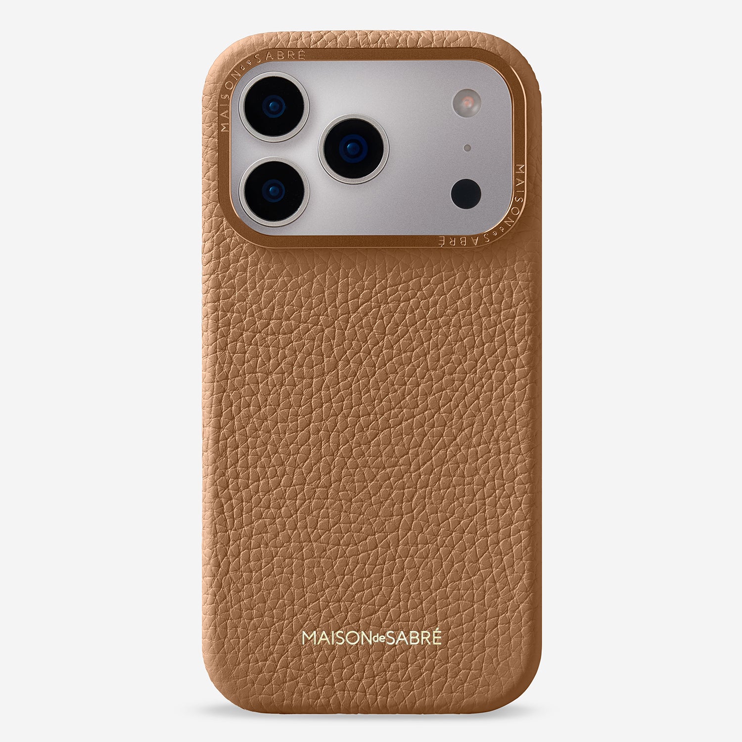 レザーケース iPhone 18 Pro Max Case Sandstone Brown | MAISON de SABRÉ