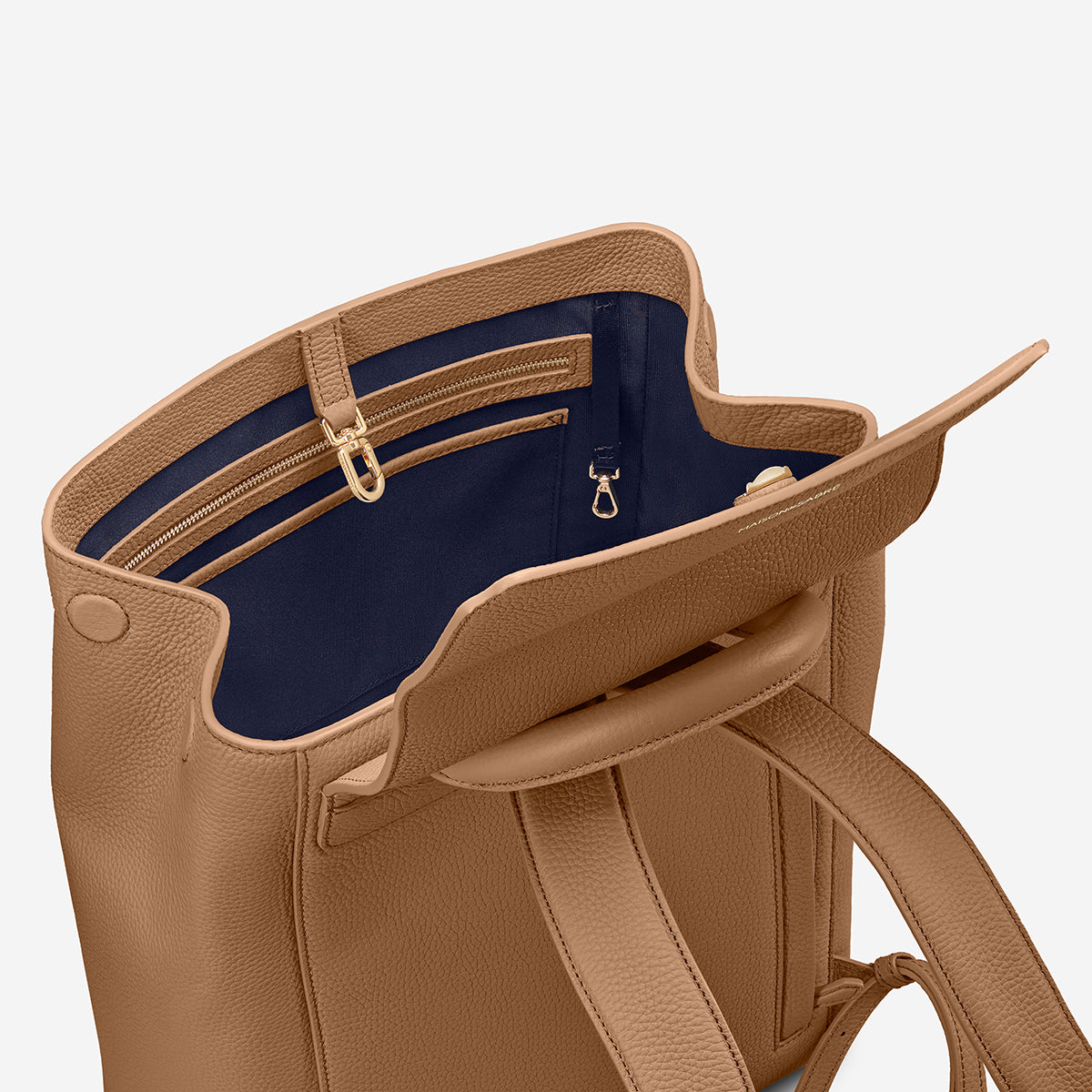 The Medium Soft Backpack - Sandstone Brown