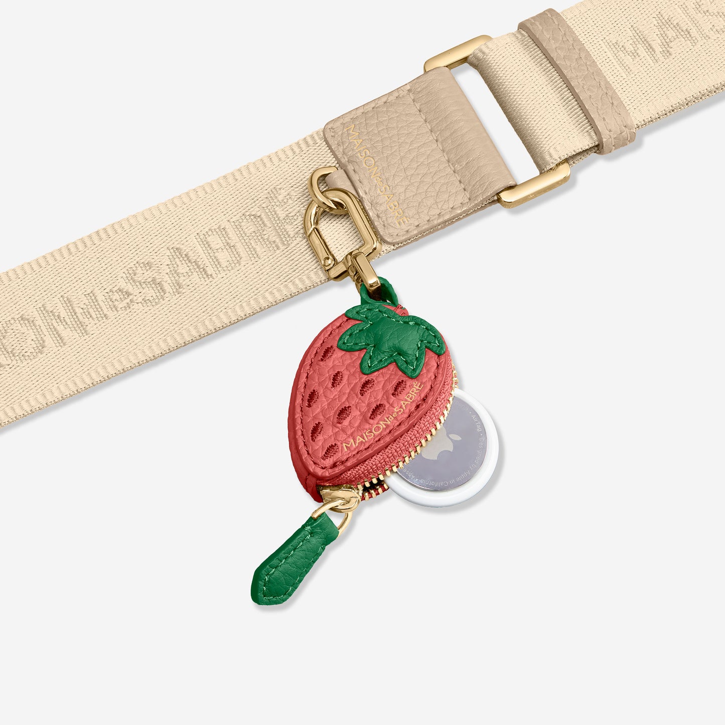 SABRÉMOJI™AirTag フルーツチャーム - Strawberry