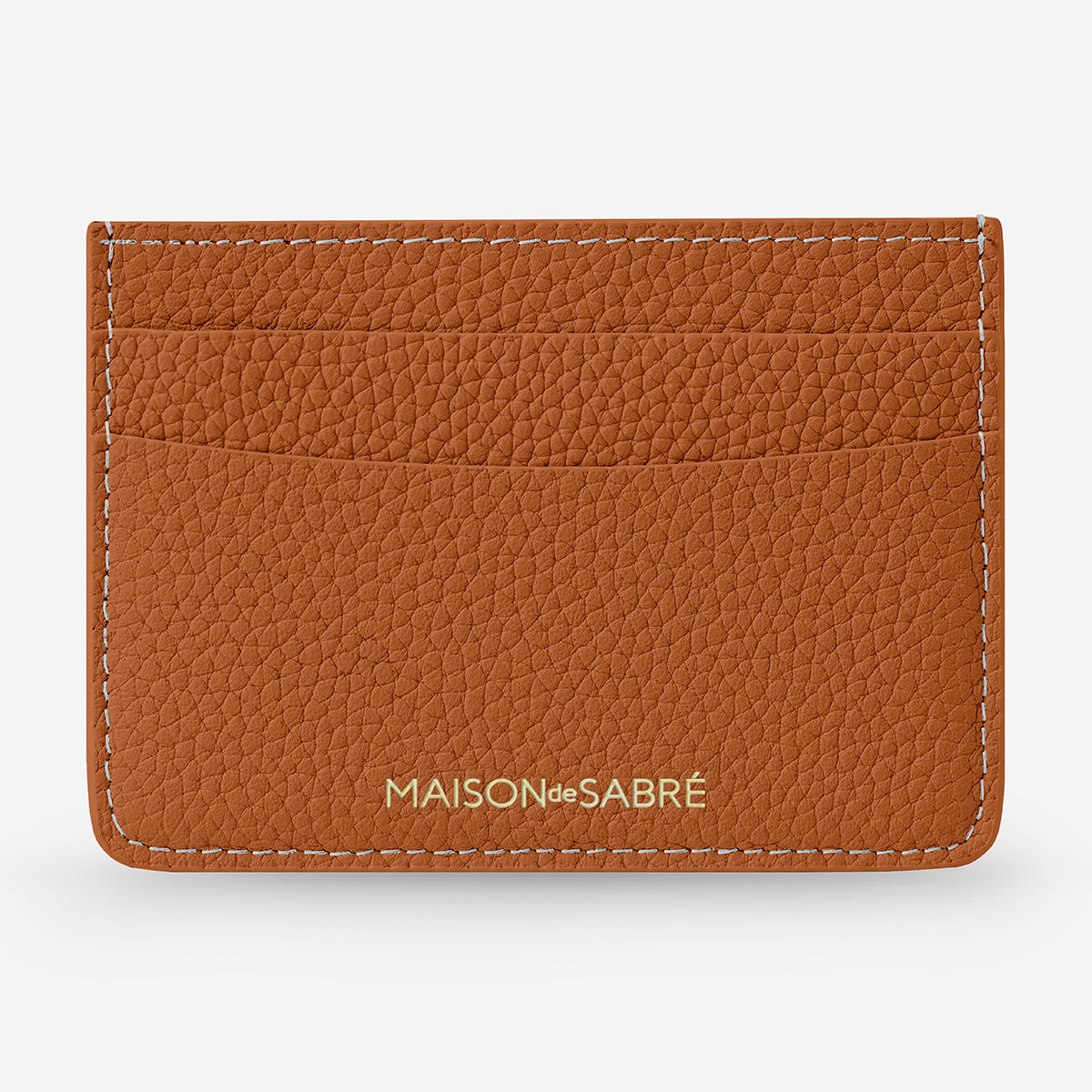 【新品、未使用】MAISON de SABRÉ 名刺入れ　ブラウン The Card Holder - Pecan Brown – MAISON de SABRÉ