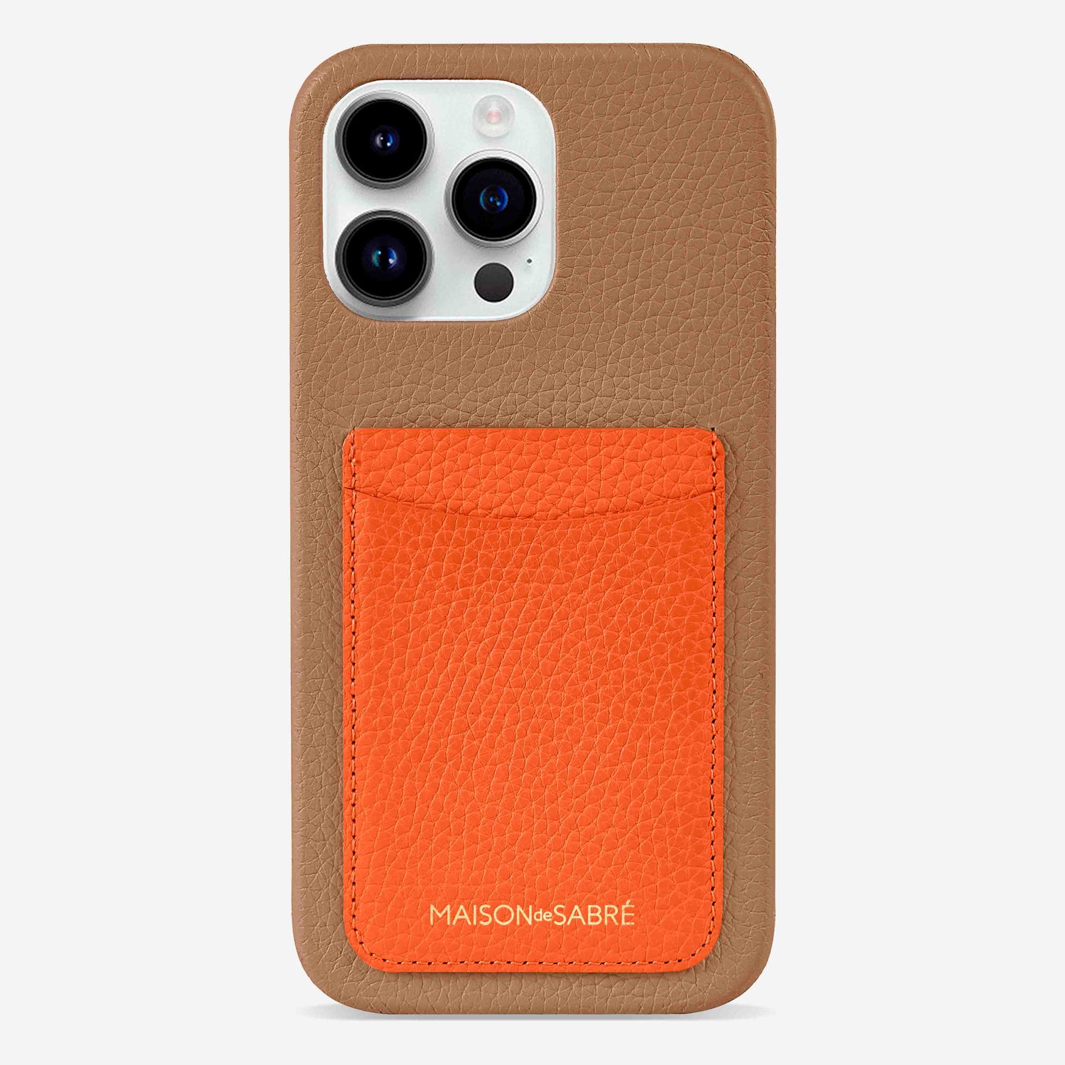 The Card Phone Case iPhone 15 Pro Max - Manhattan Sandstone