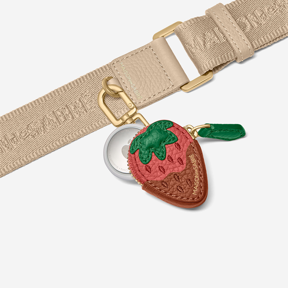 SABRÉMOJI™AirTag フルーツチャーム - Chocolate Strawberry