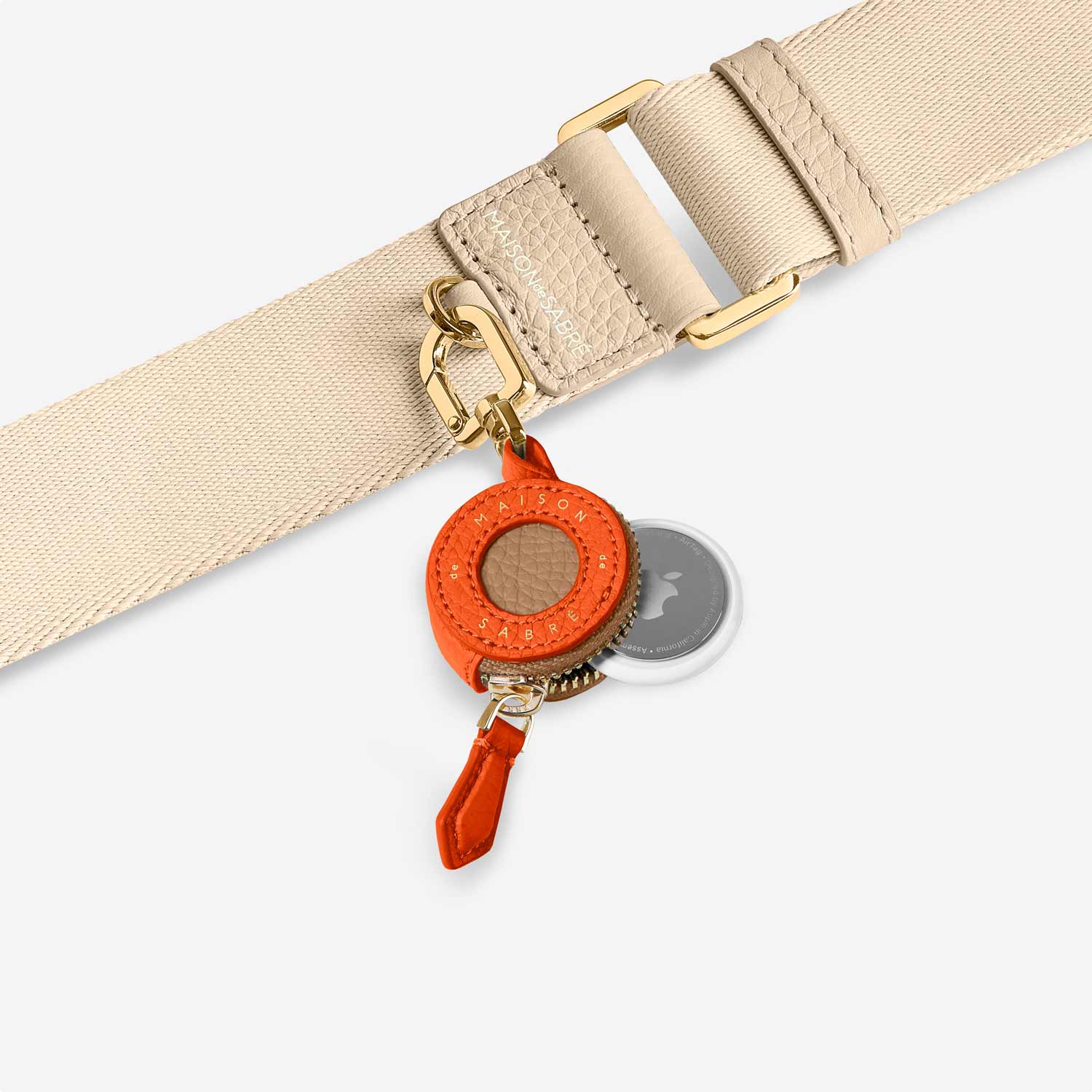 AirTagケース AirTag Charm マンハッタンサンドストーン | MAISON de SABRÉ