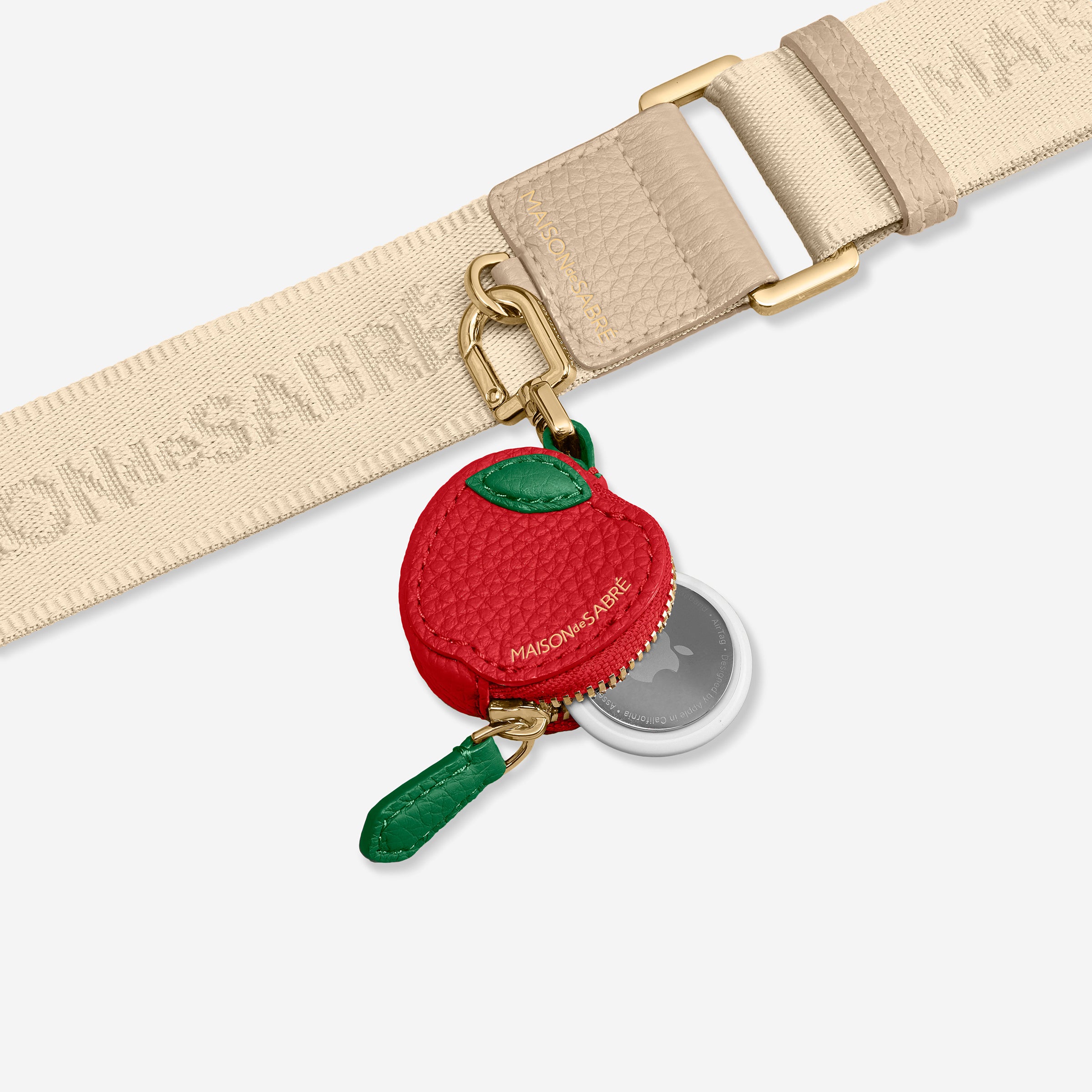 バッグチャーム SABRÉMOJI™ Fruit Charm アップル | MAISON de SABRÉ