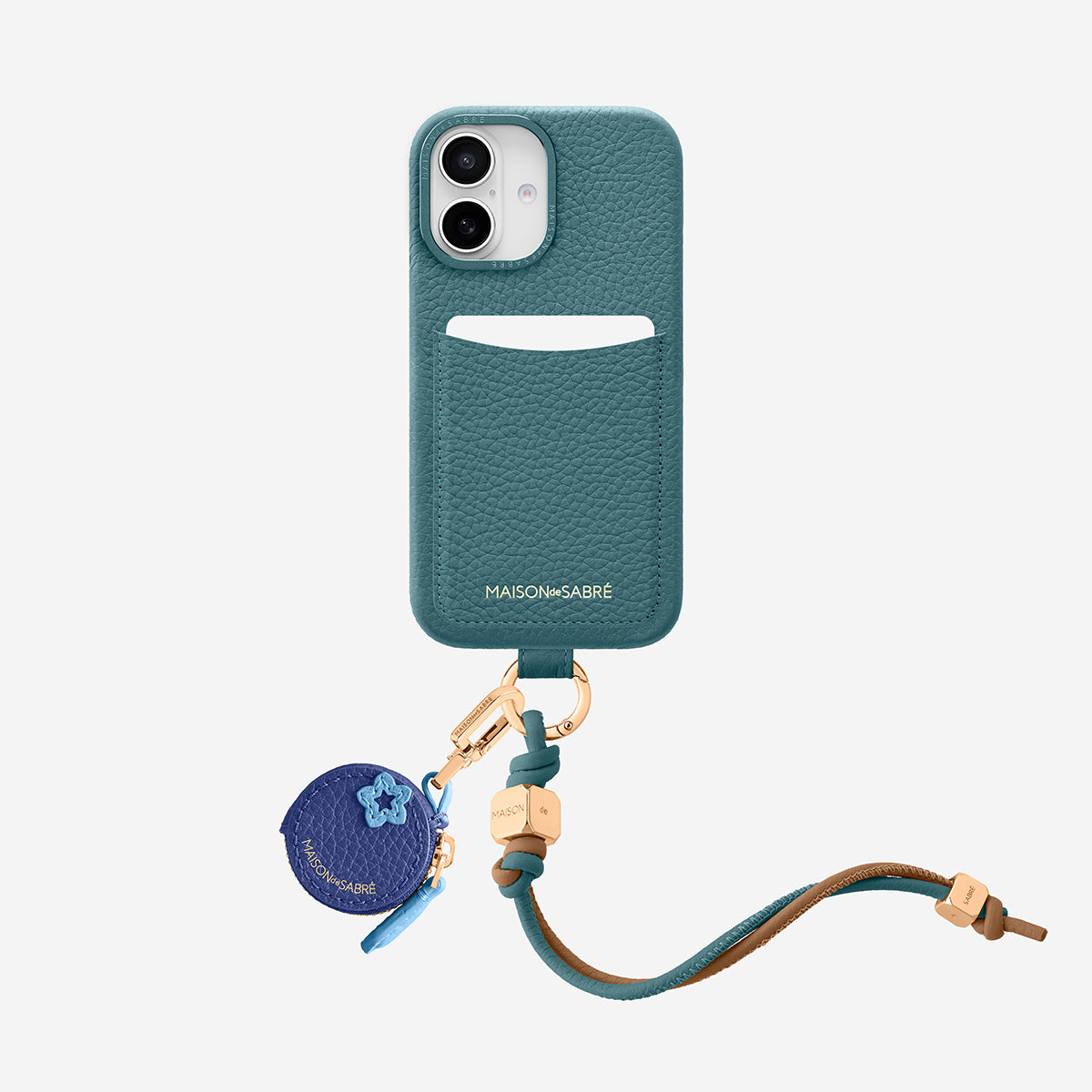 The Wristlet Phone Case iPhone 16 - Bondi Blue