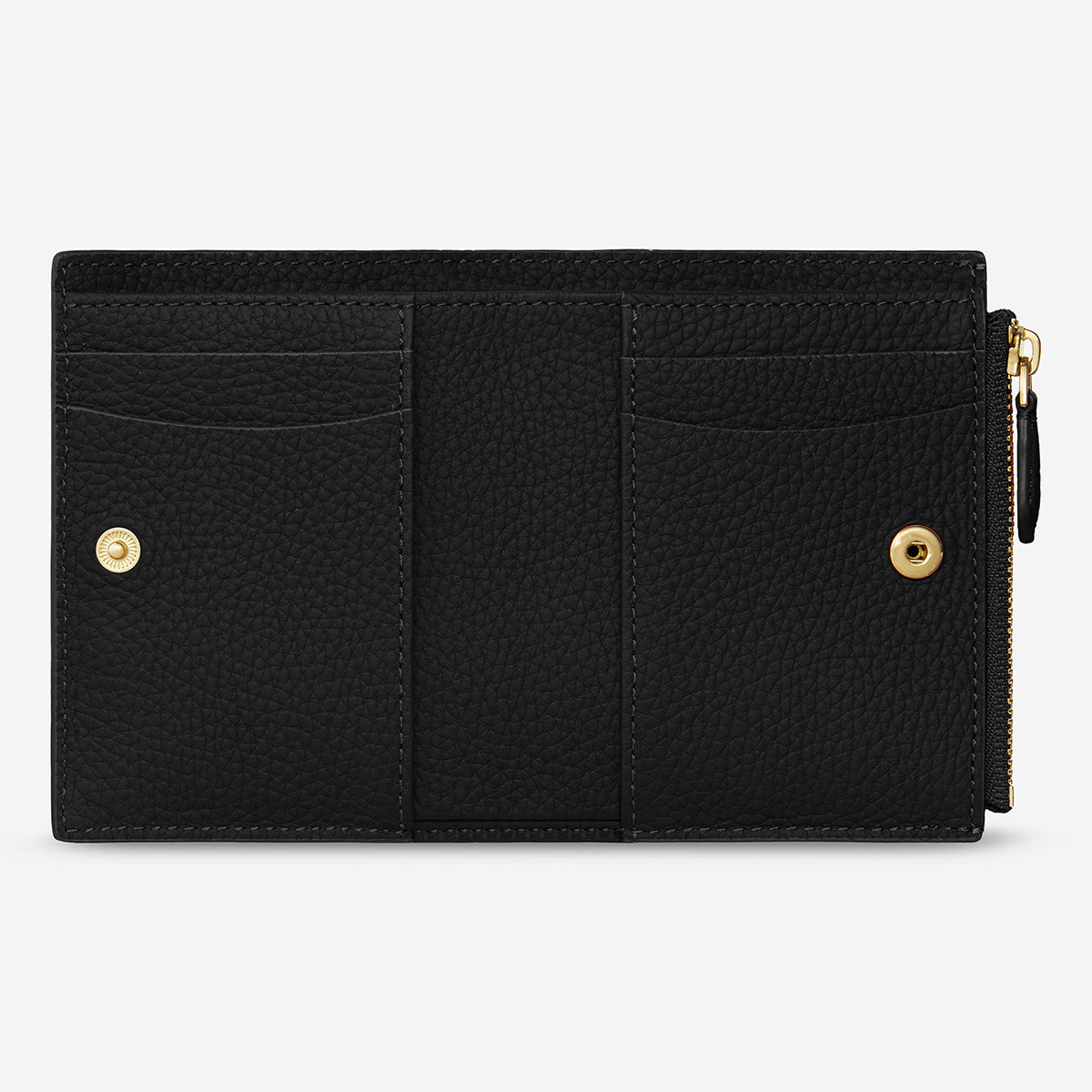 The Bifold Wallet - Black Caviar