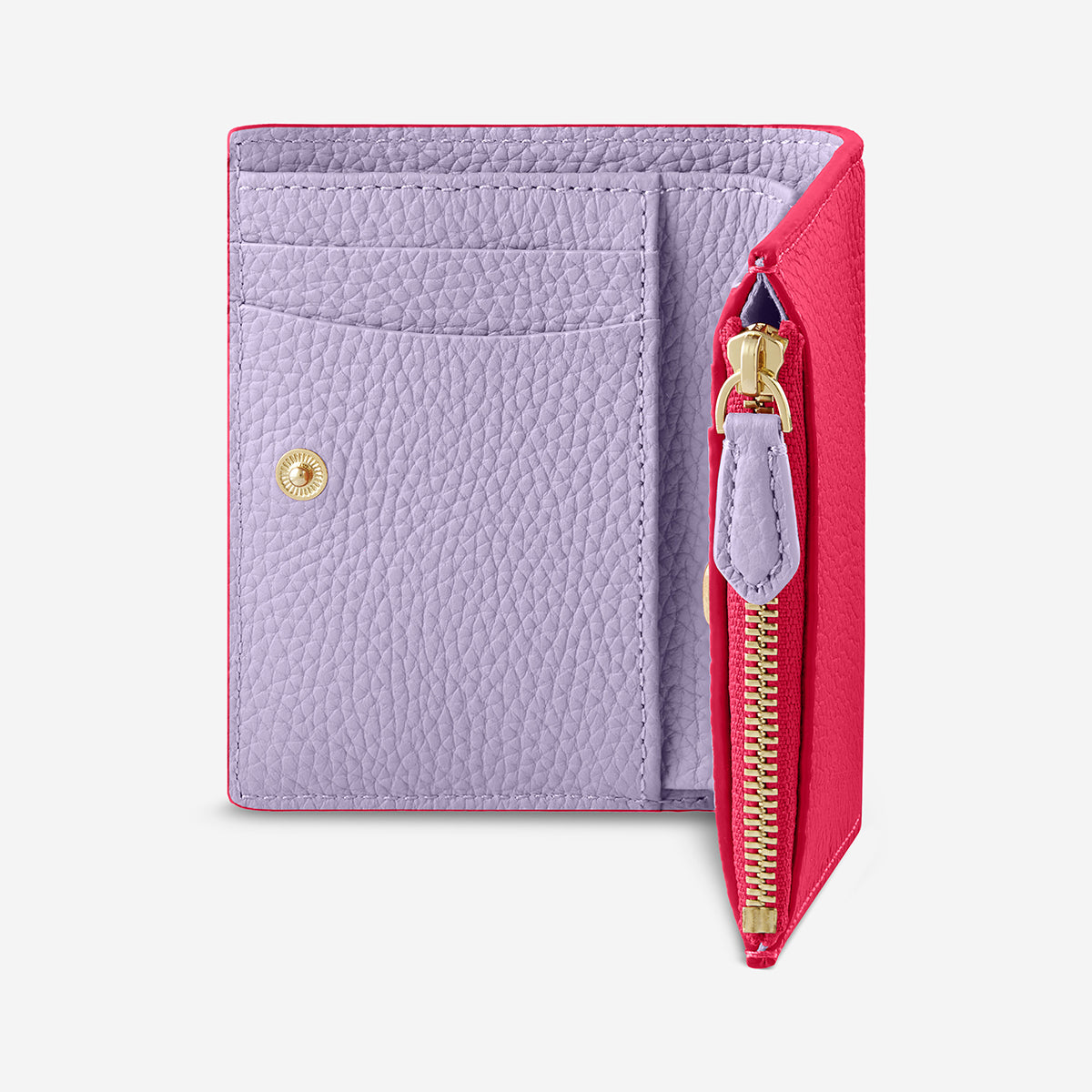 The Bifold Wallet - Fuchsia Lavender