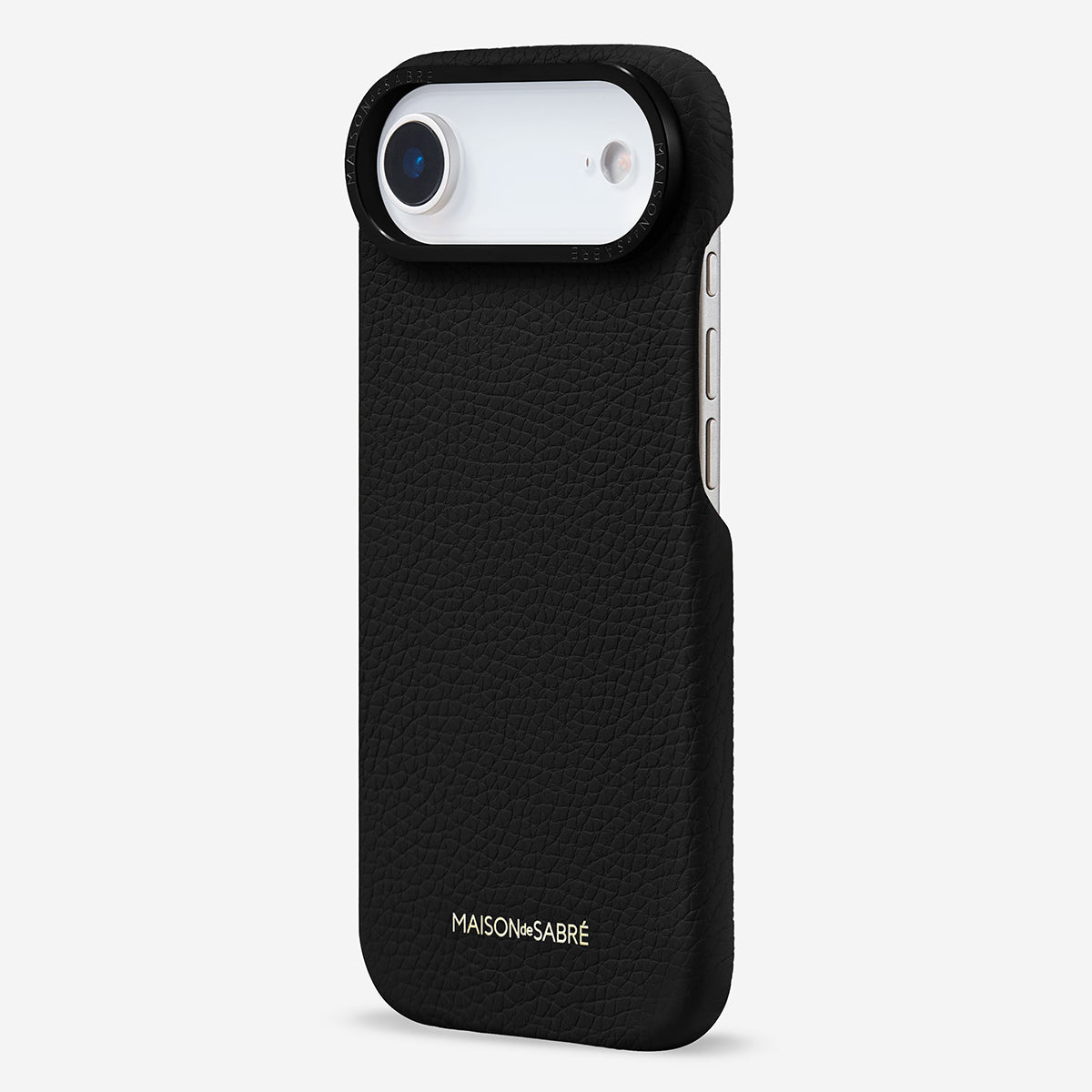 レザーケース iPhone 17 Air Case ブラックキャビア | MAISON de SABRÉ