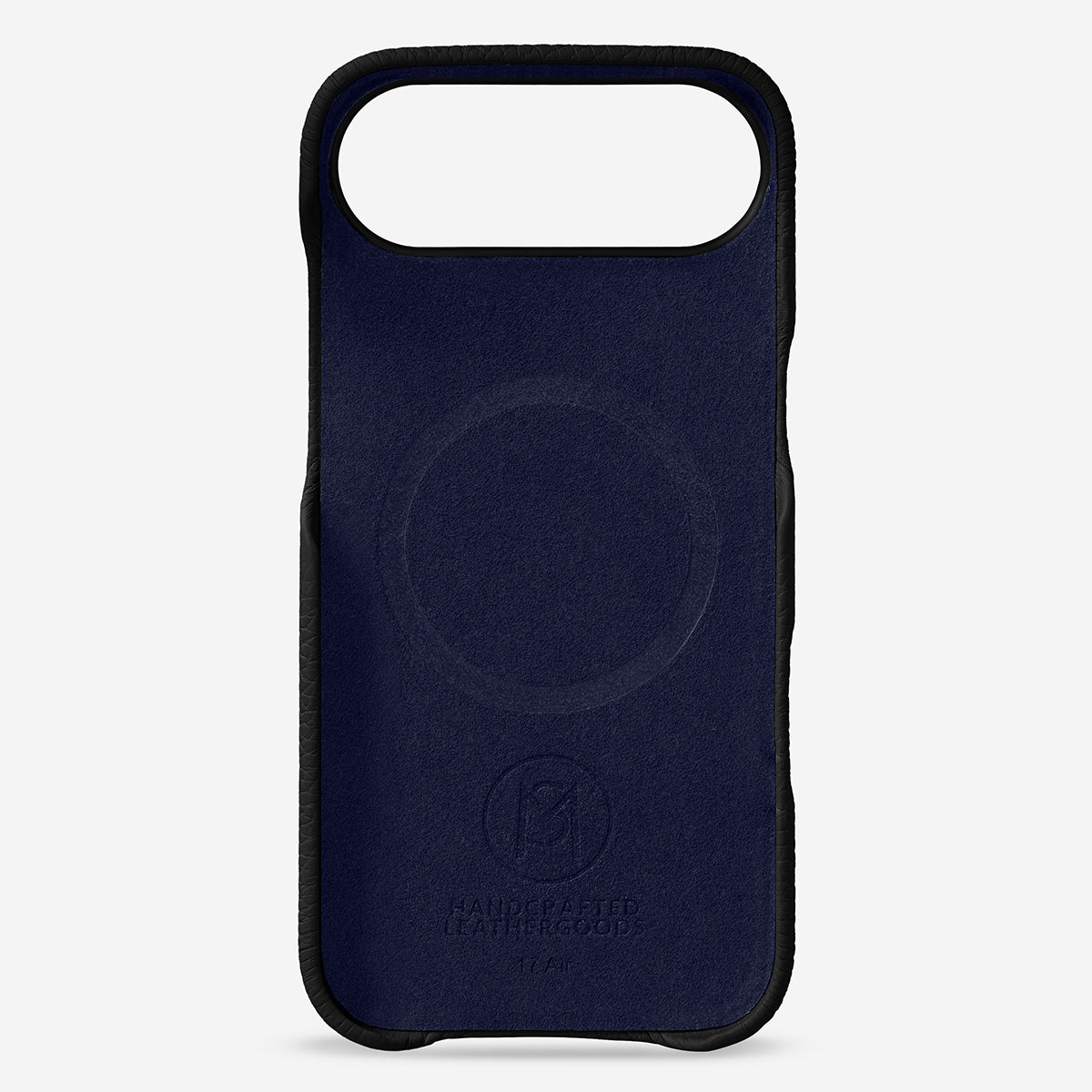 レザーケース iPhone 17 Air Case ブラックキャビア | MAISON de SABRÉ