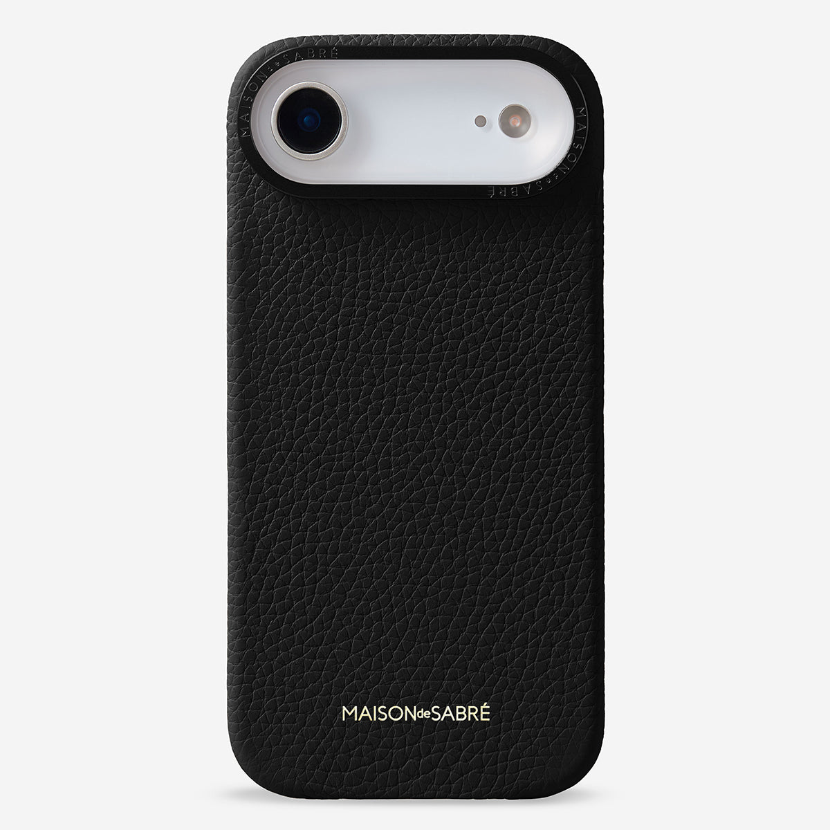 レザーケース iPhone 17 Air Case ブラックキャビア | MAISON de SABRÉ
