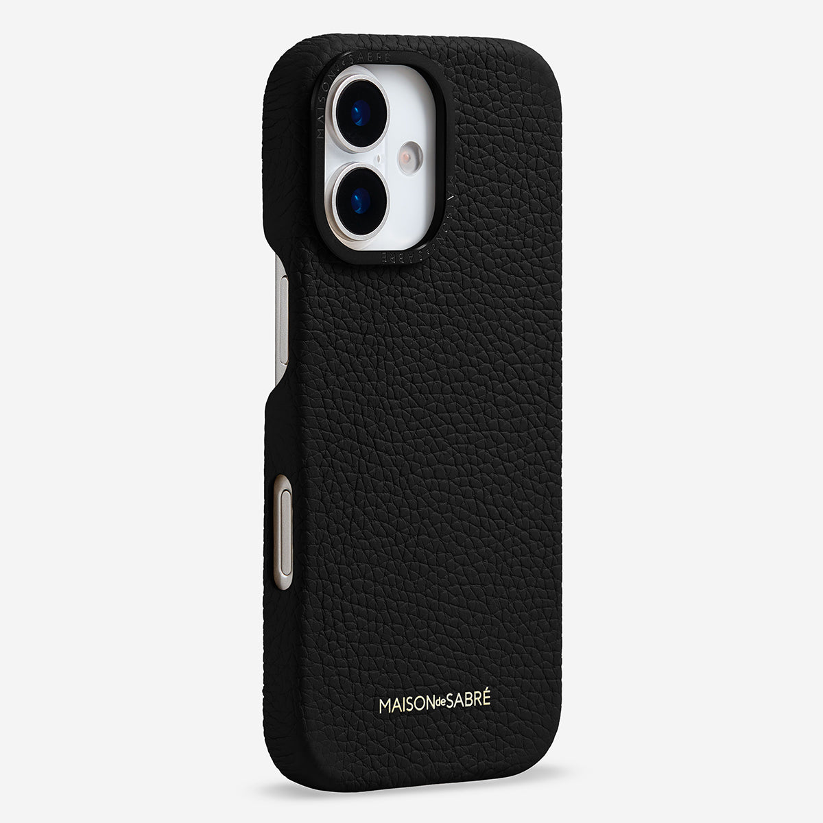 レザーケース iPhone 17 Case ブラックキャビア | MAISON de SABRÉ