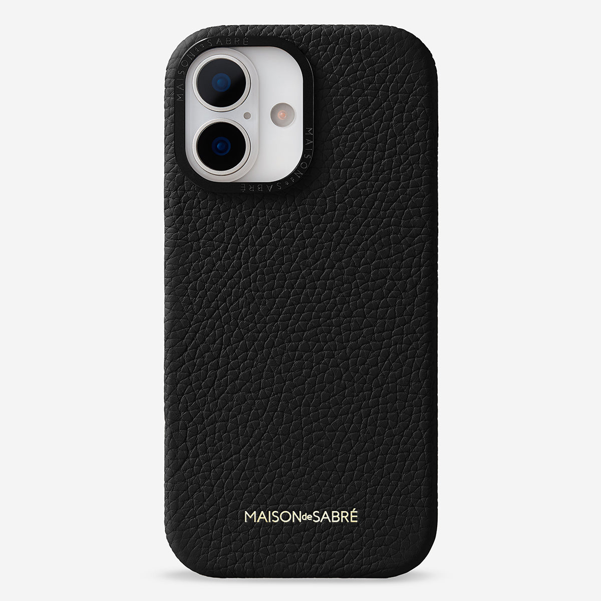 レザーケース iPhone 17 Case ブラックキャビア | MAISON de SABRÉ