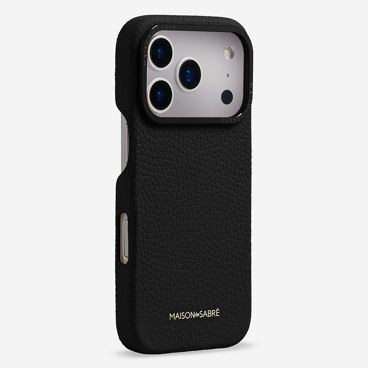 【新品未使用】iPhone 17 Pro Max ケース ブラック/ブラック iPhone 17 Pro Max Case - Black Caviar – MAISON de SABRÉ