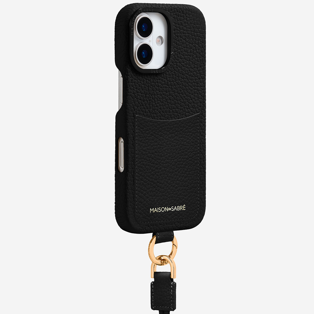 メゾンドサブレ　スマホケース　ショルダー　iPhone17ケース ストラップ付きスマホケース Sling Phone Case iPhone 17 ブラック
