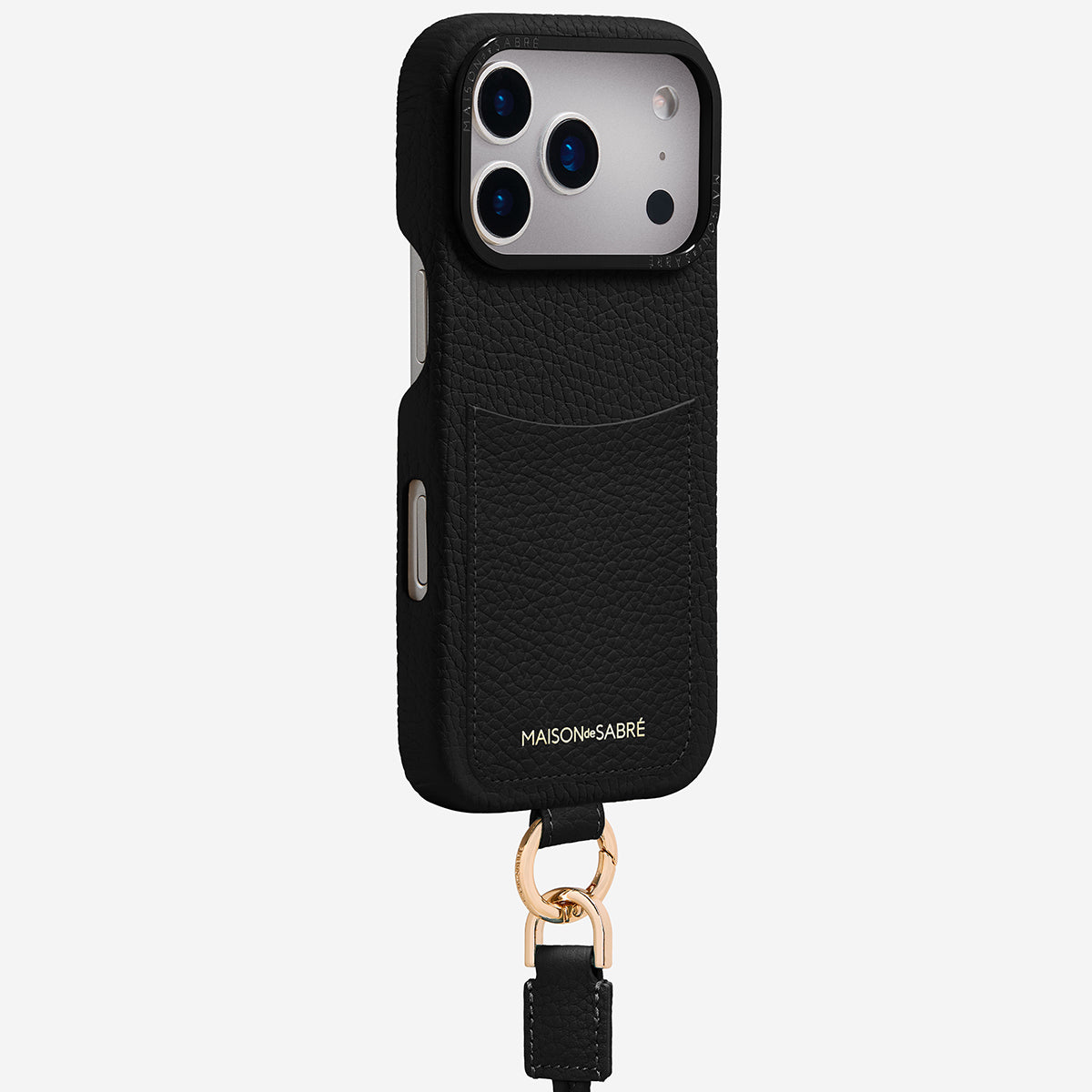 The Sling Phone Case iPhone 17 Pro Max - Black Caviar
